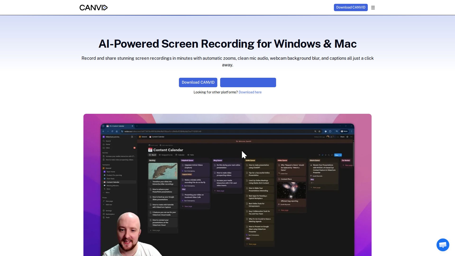 Canvid AI Screen Recorder