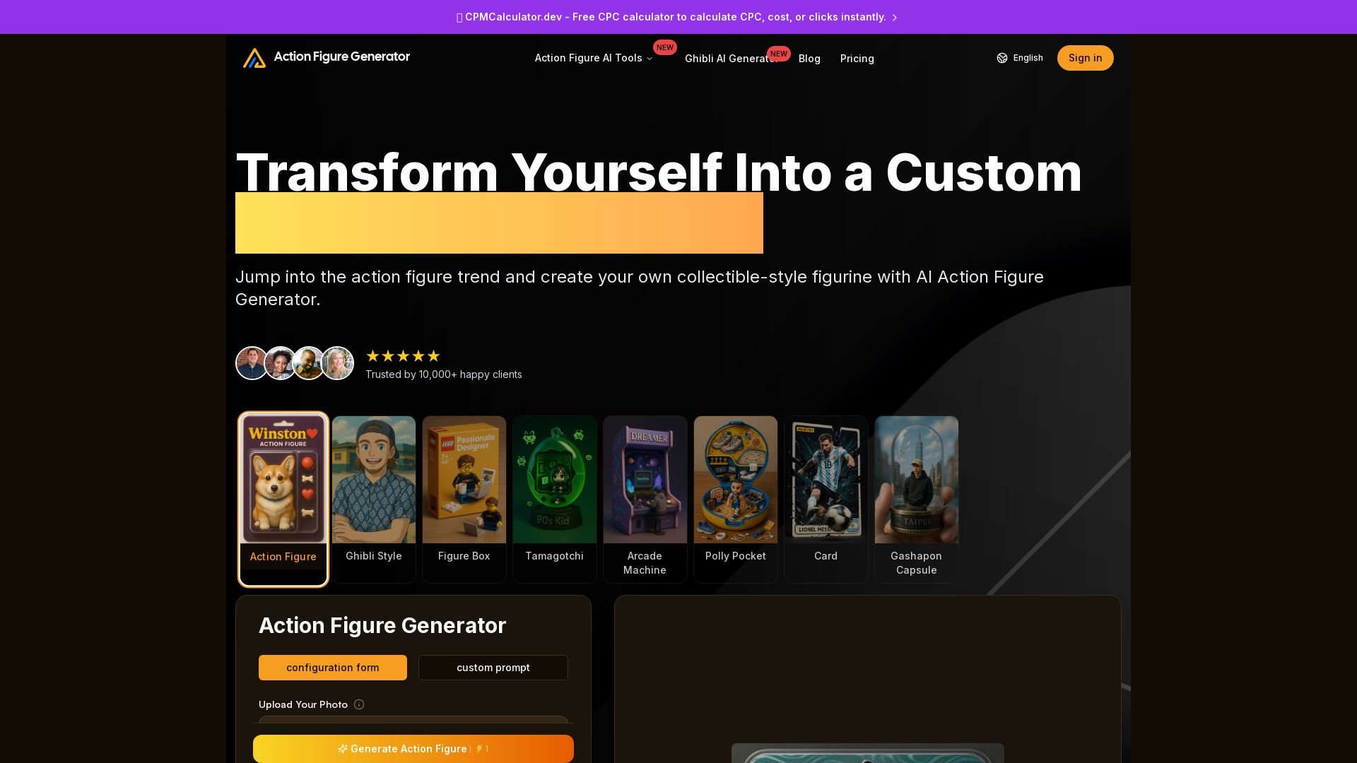 Action Figure Generator