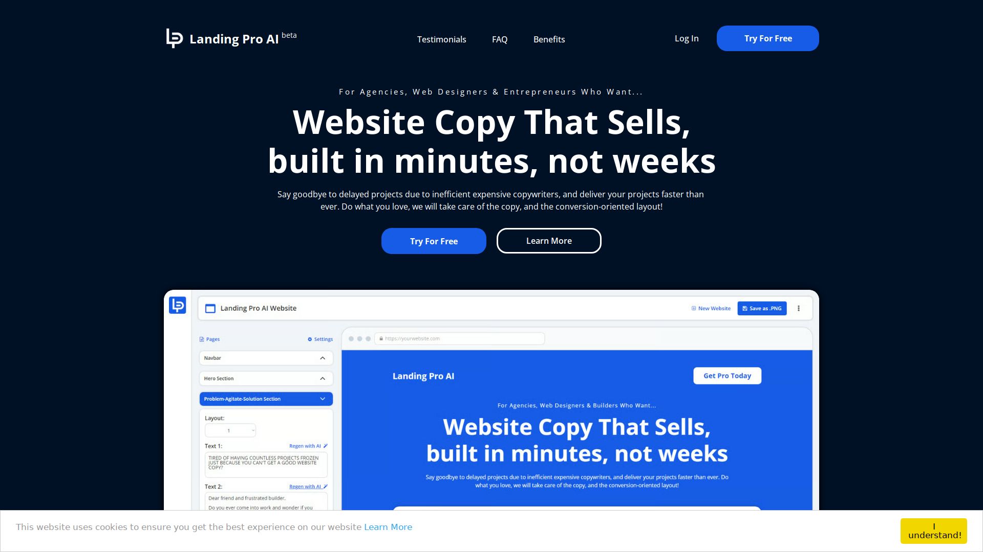 Landing Pro AI