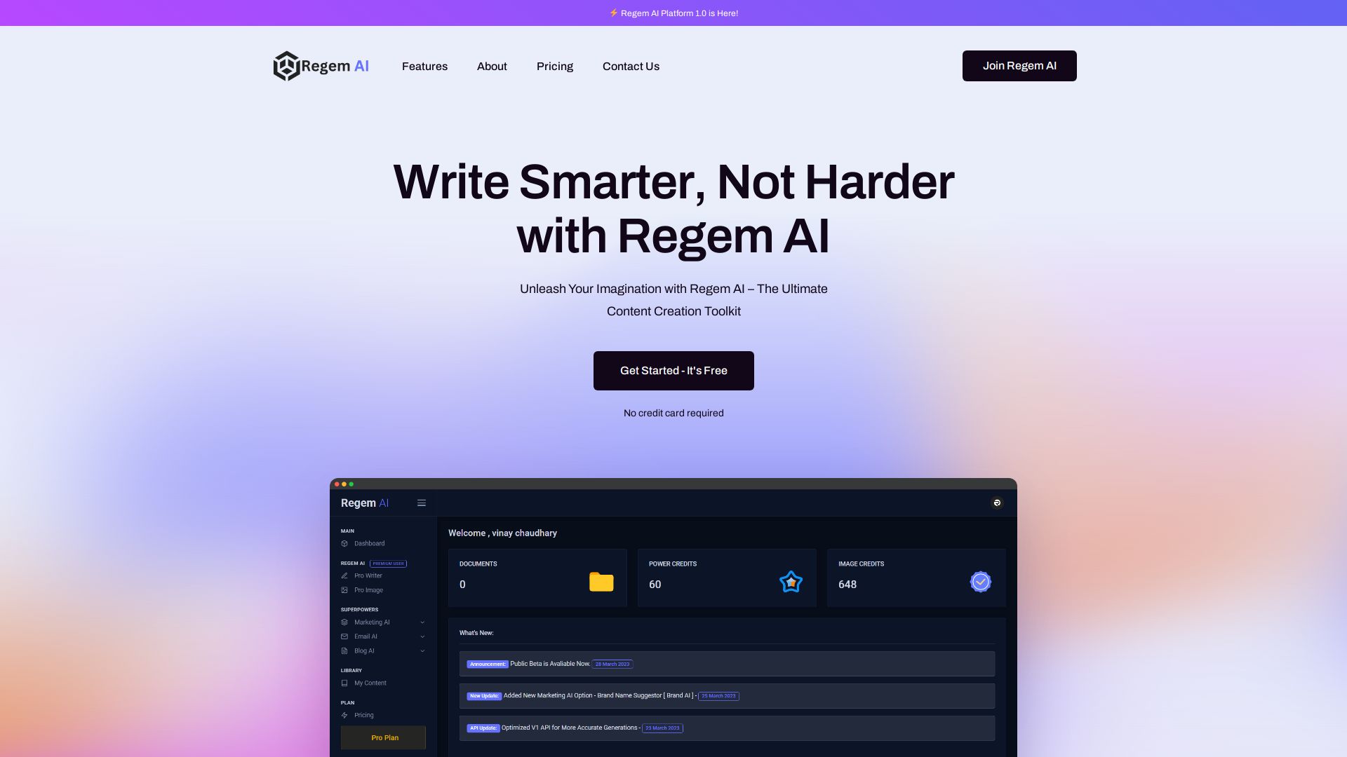 Regem AI Platform