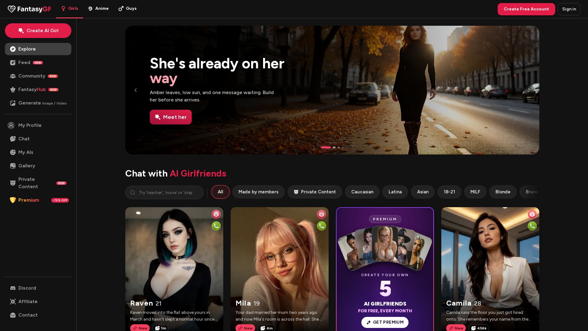 AI Generated Girlfriends