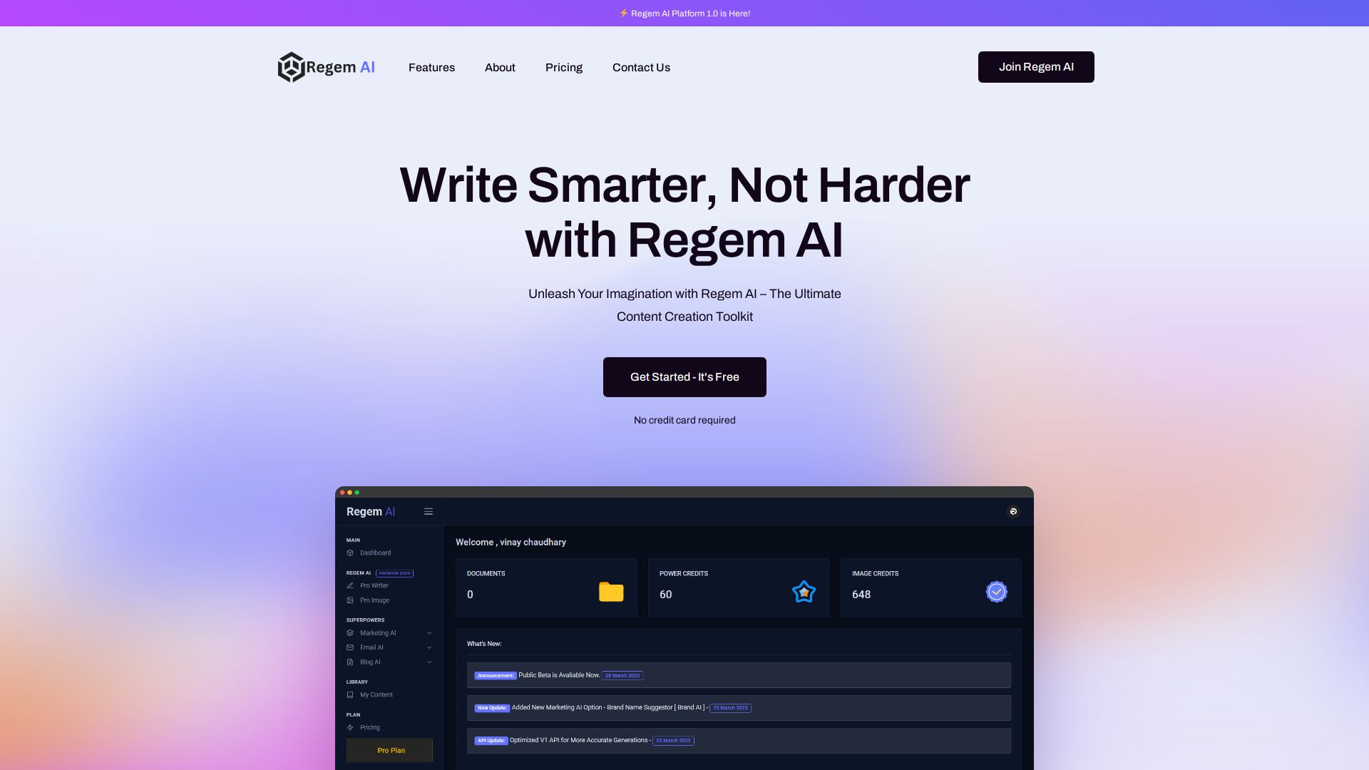 Regem AI Platform