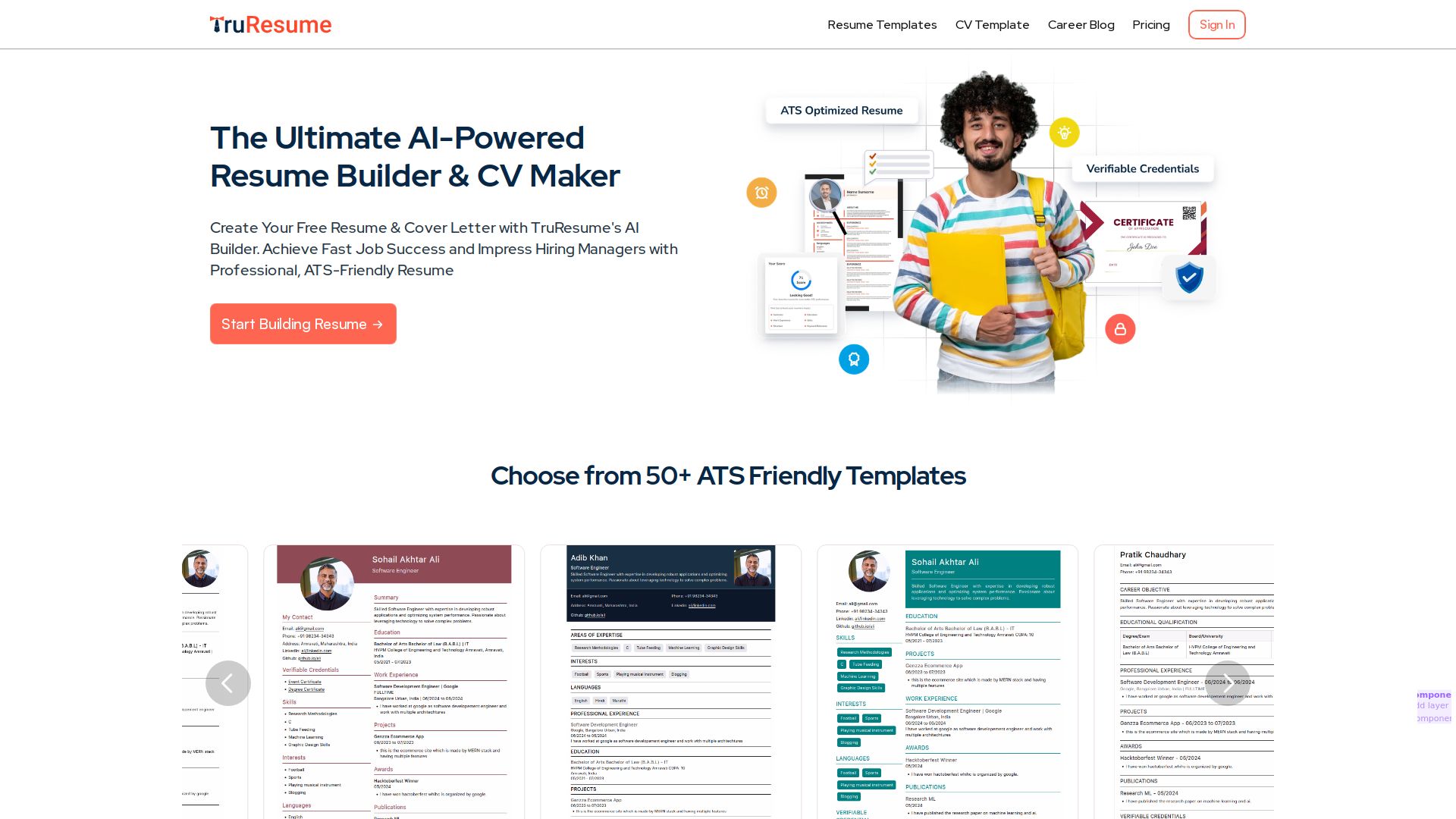 Truresume Builder