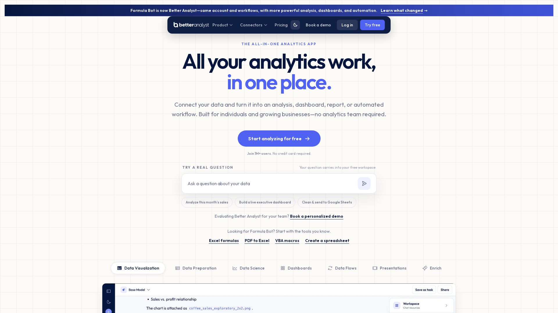 Excel Formula Bot
