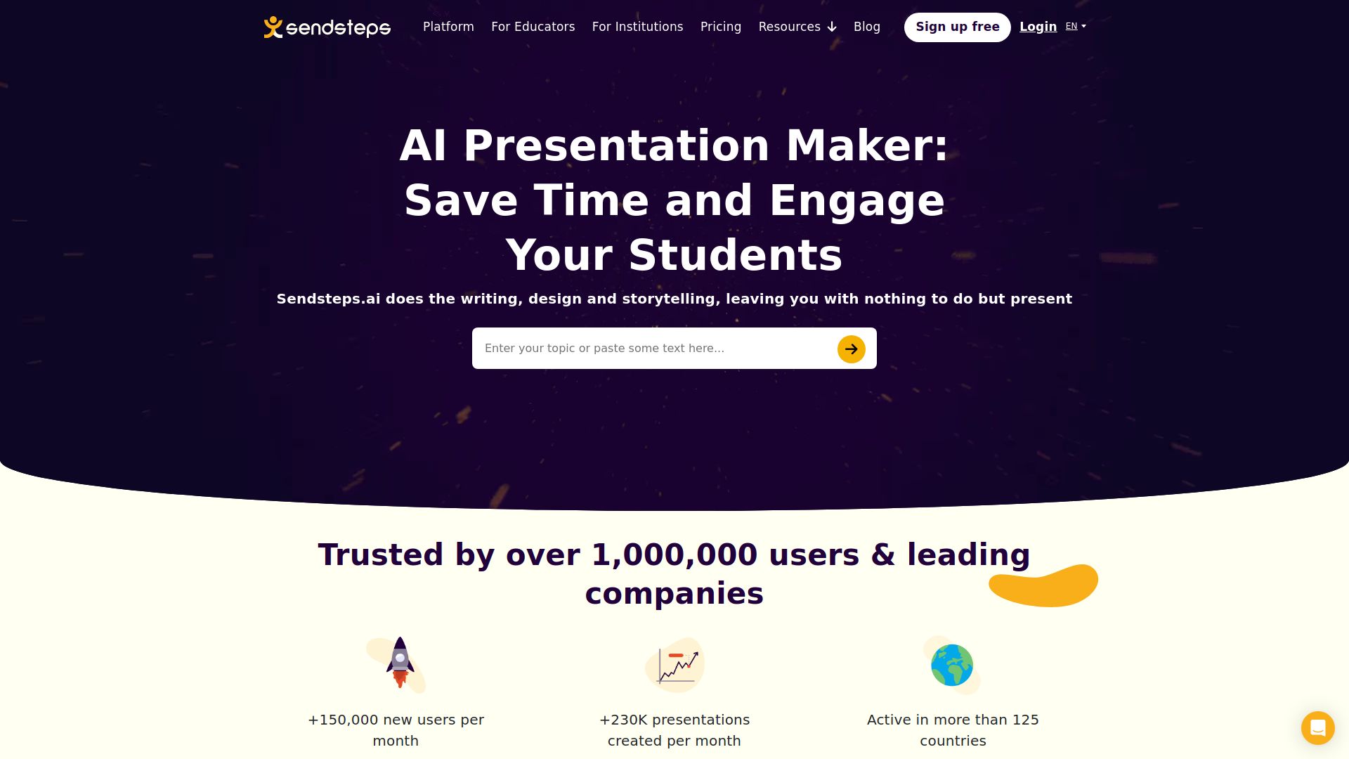 Sendsteps.ai: First AI Presentation Tool