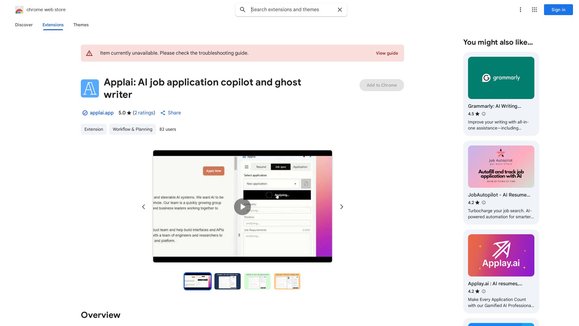 Applai AI Chrome Extension