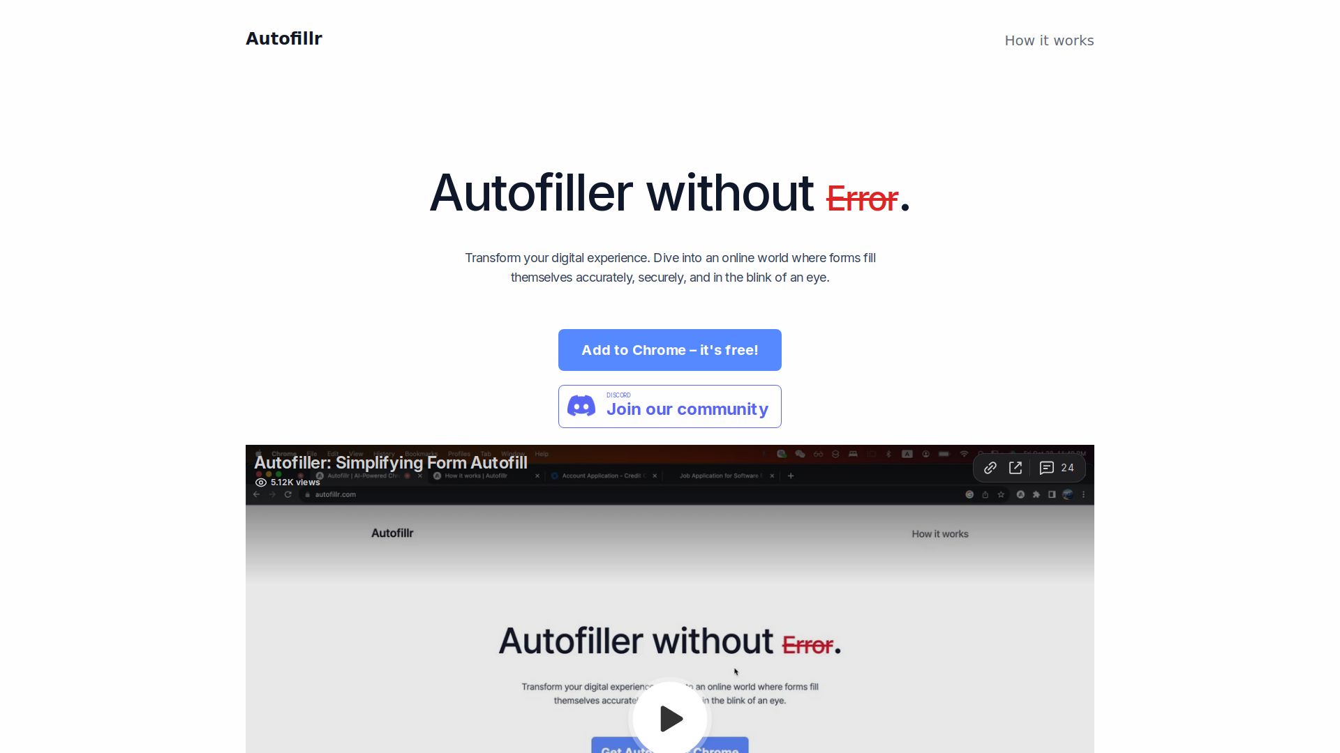Autofillr