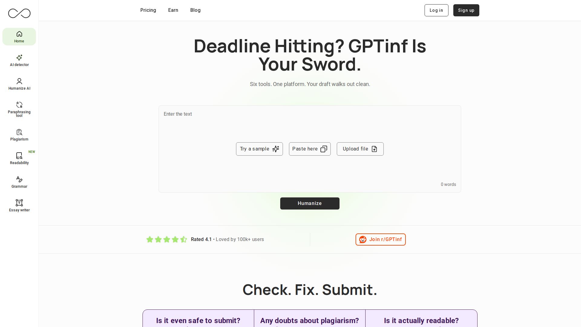 GPTinf
