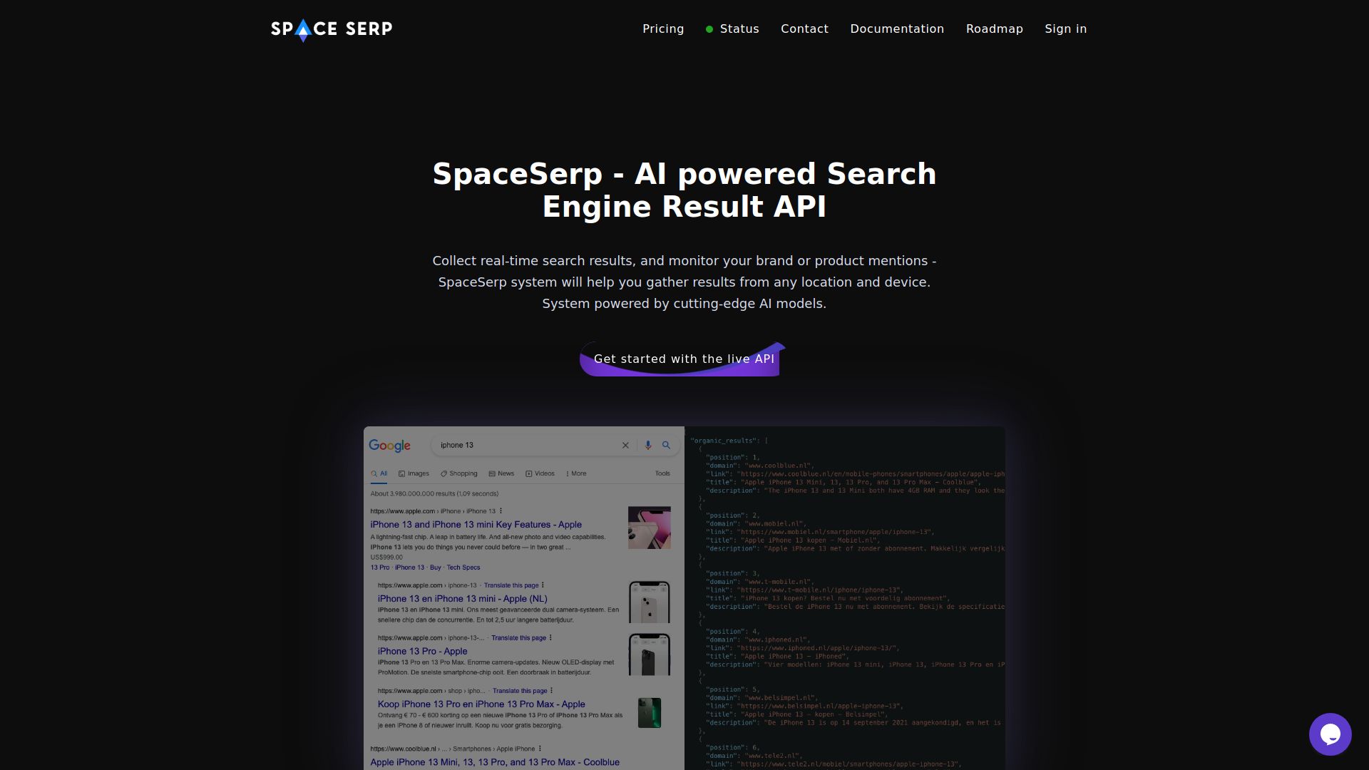 SpaceSerp