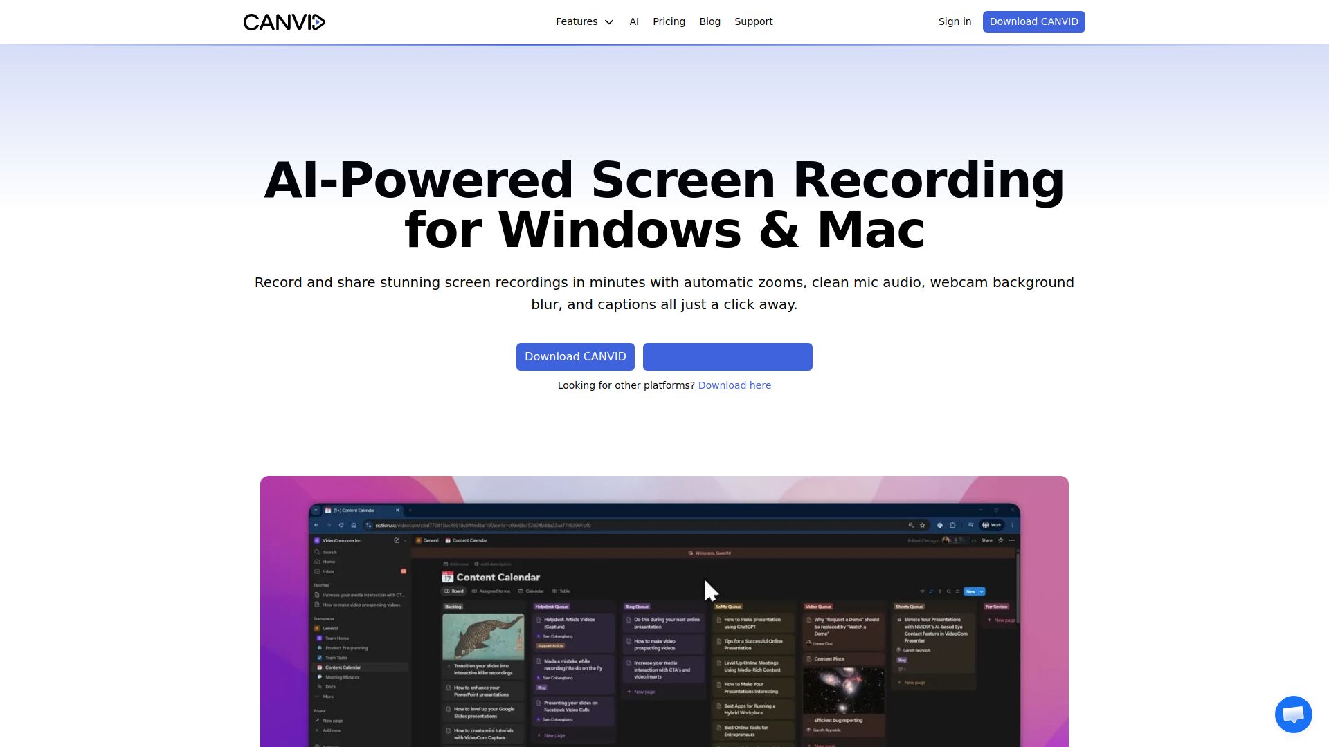 Canvid AI Screen Recorder