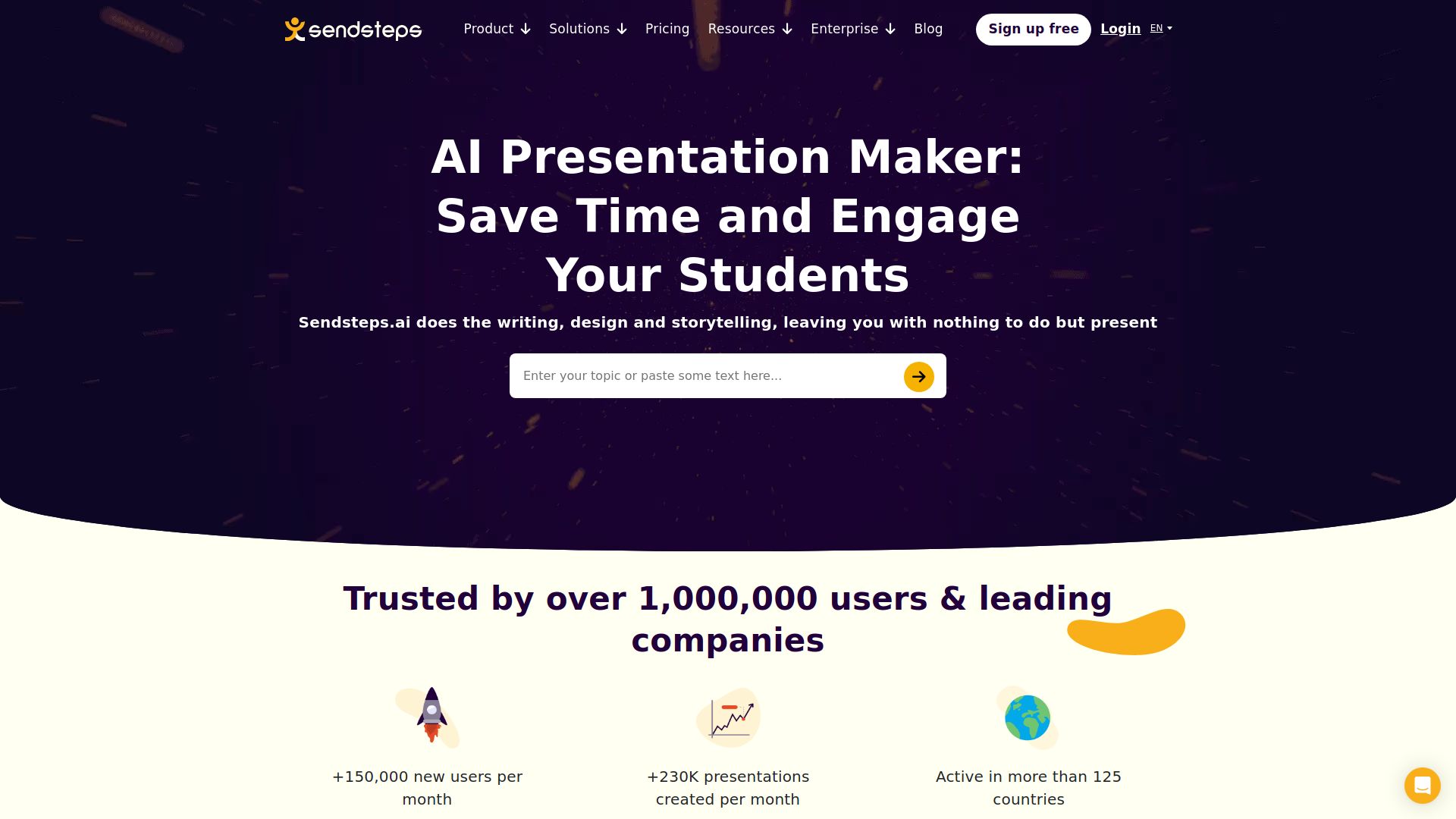 Sendsteps.ai: First AI Presentation Tool