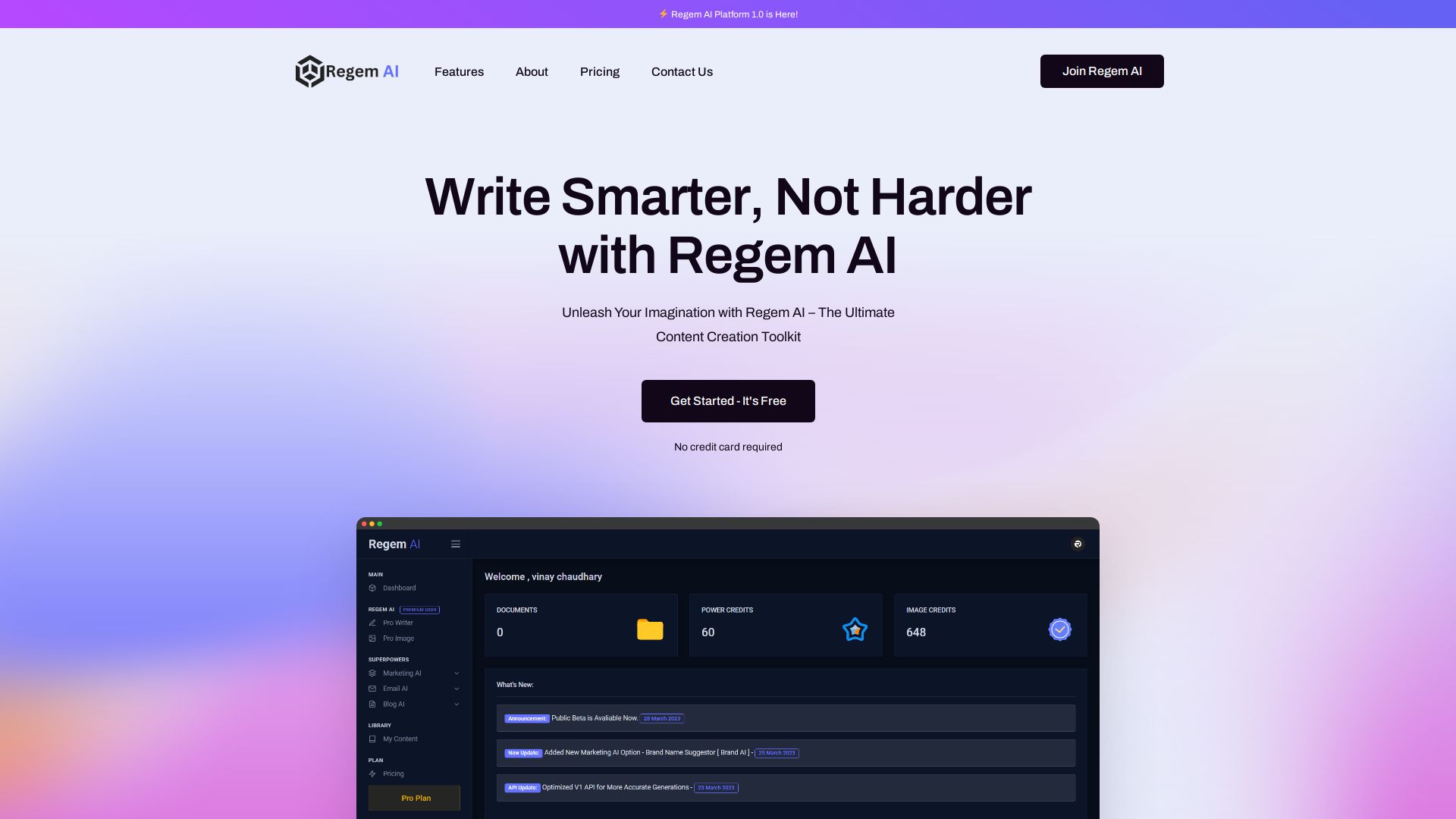 Regem AI Platform