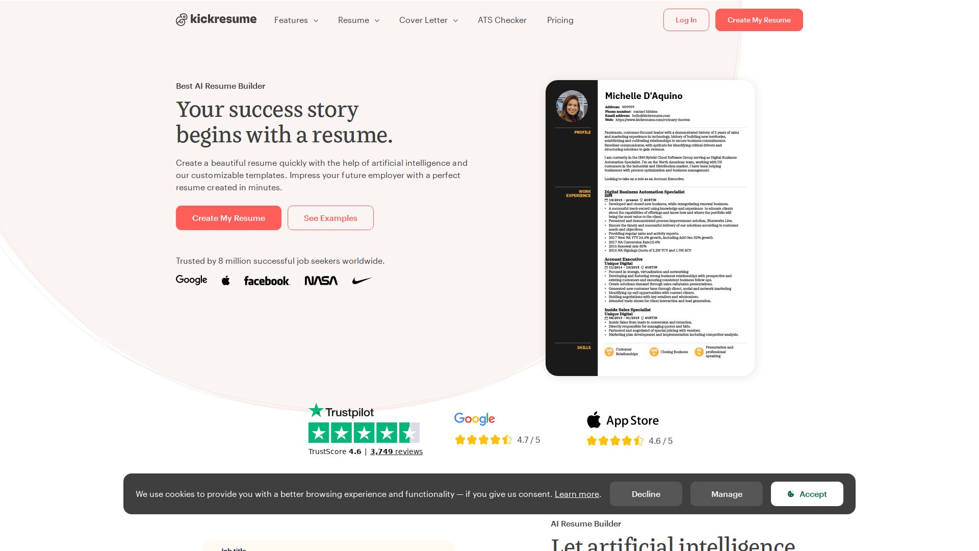 Kickresume