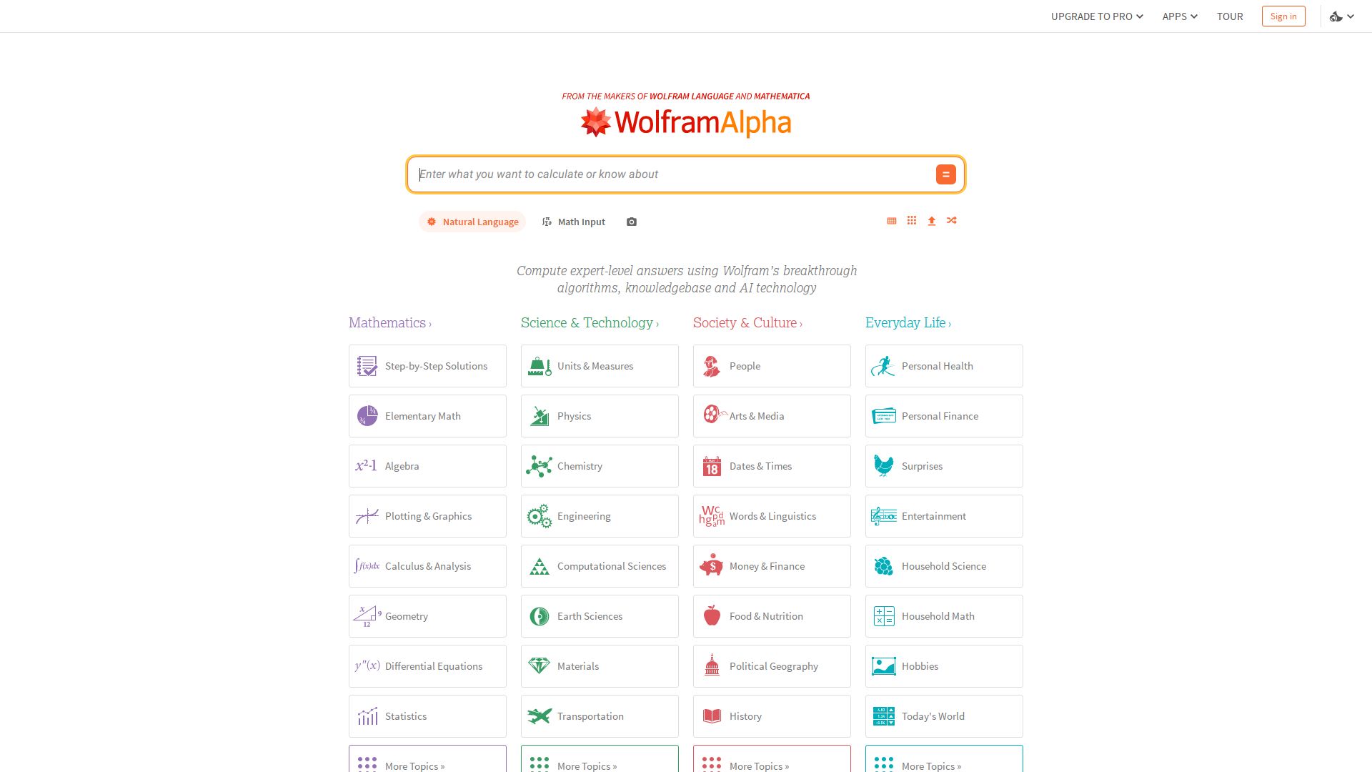 WolframAlpha