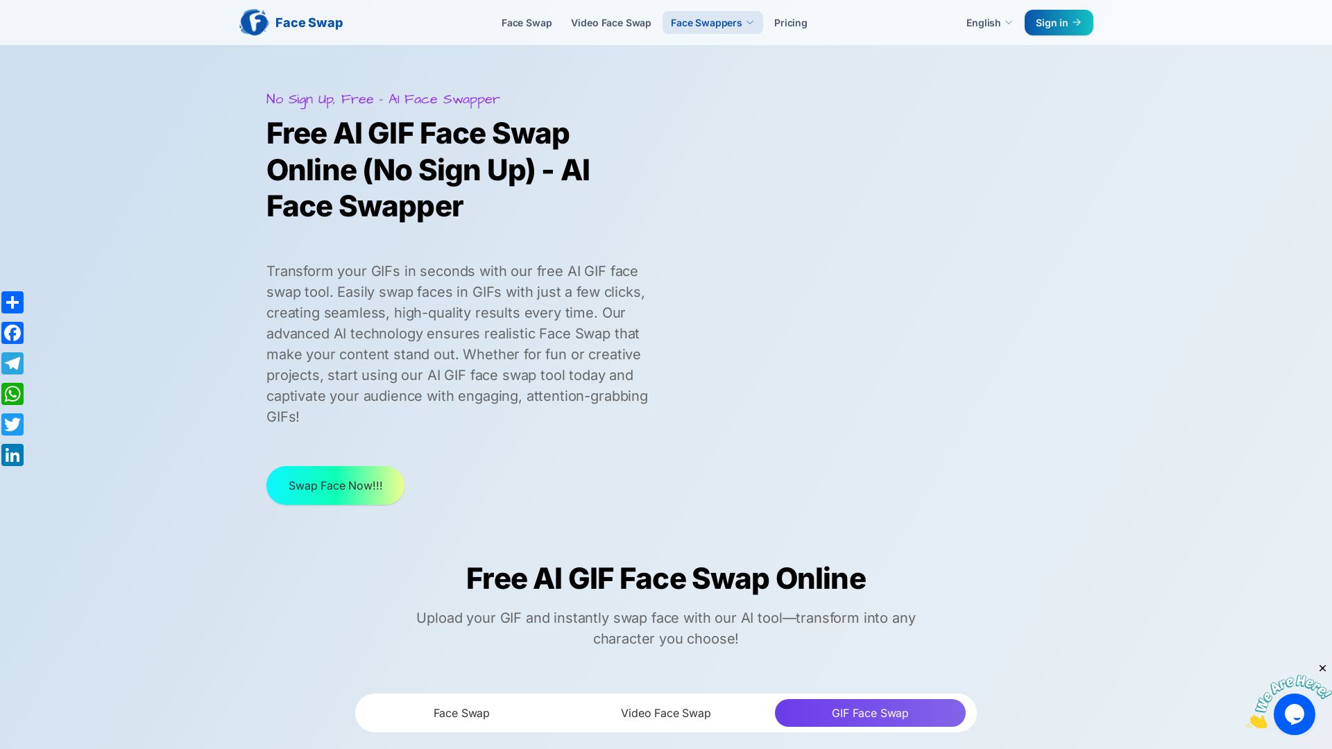 Free AI GIF Face Swap Online
