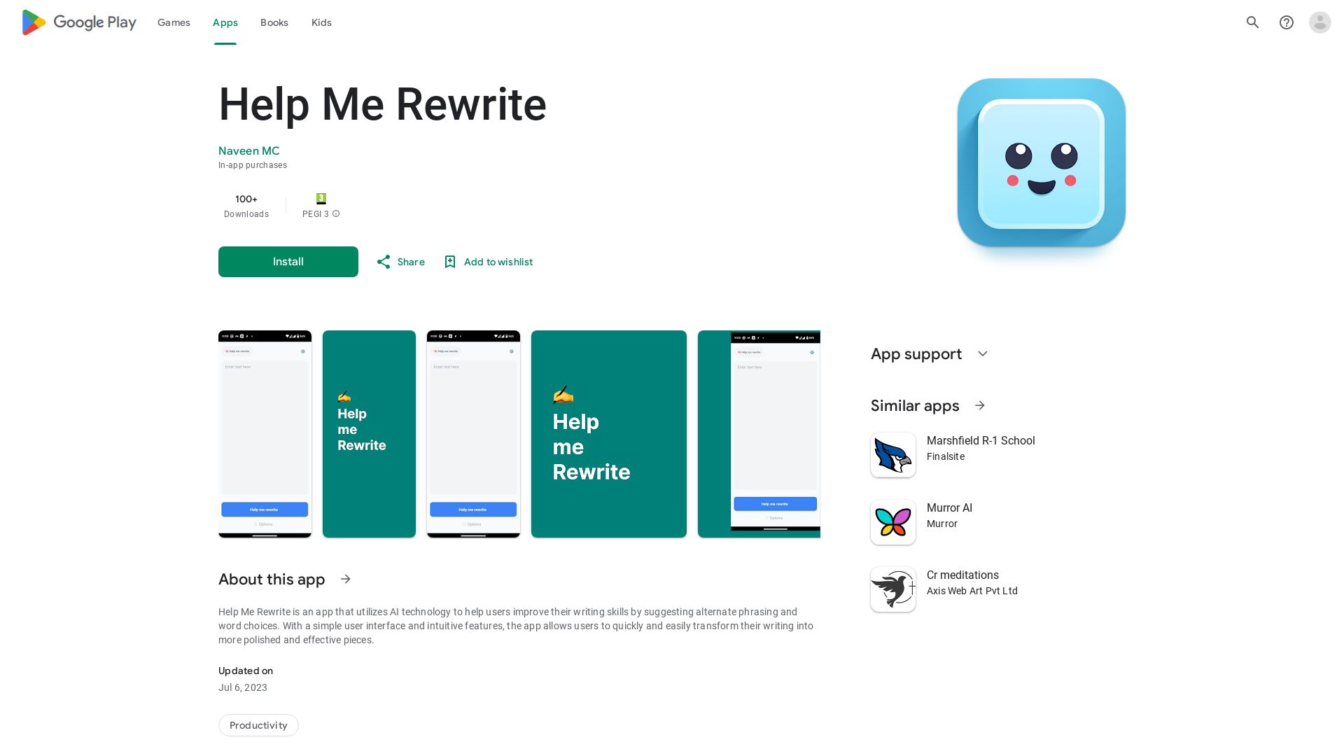 Help Me Rewrite
