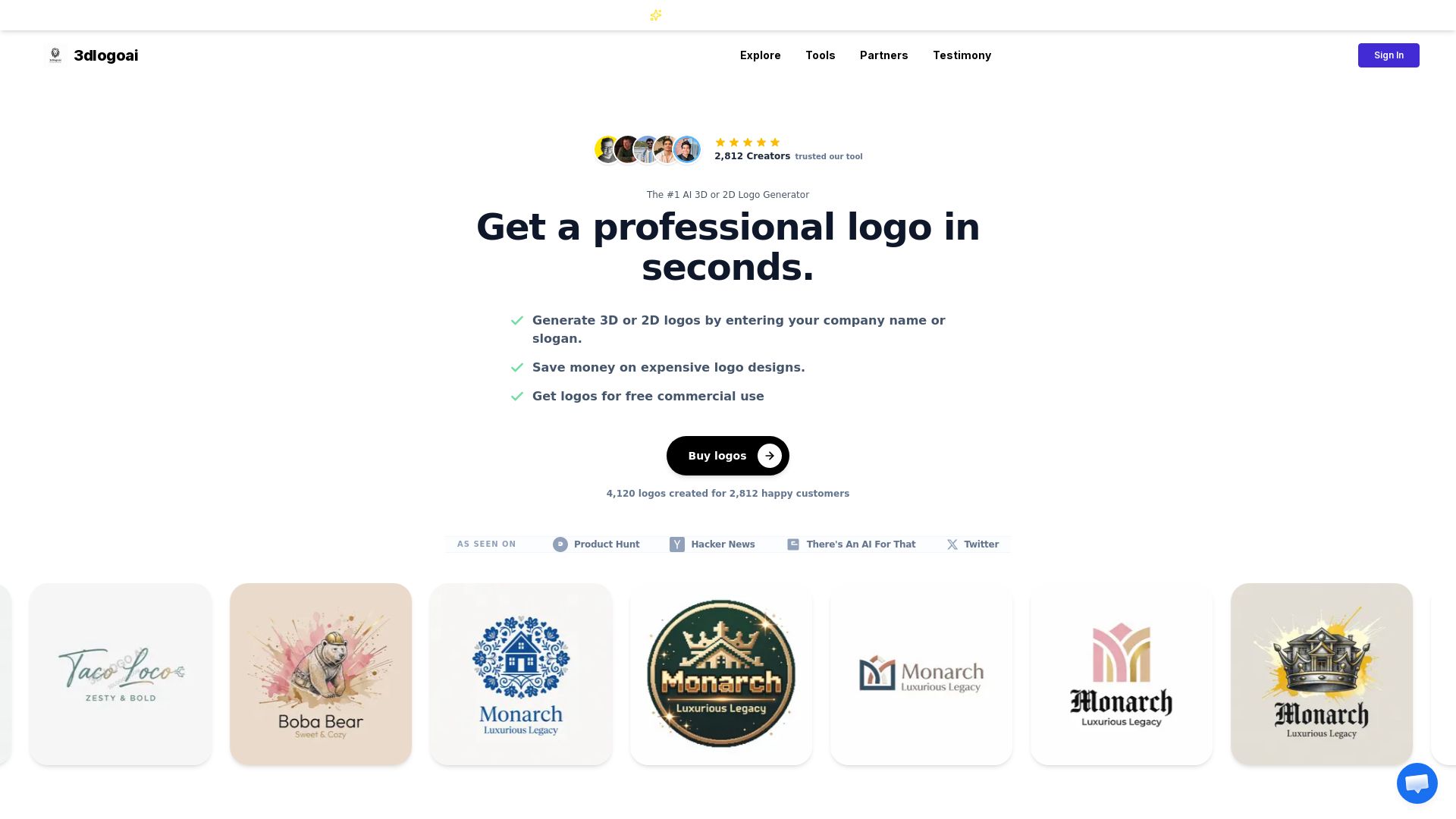 3DLogoAI