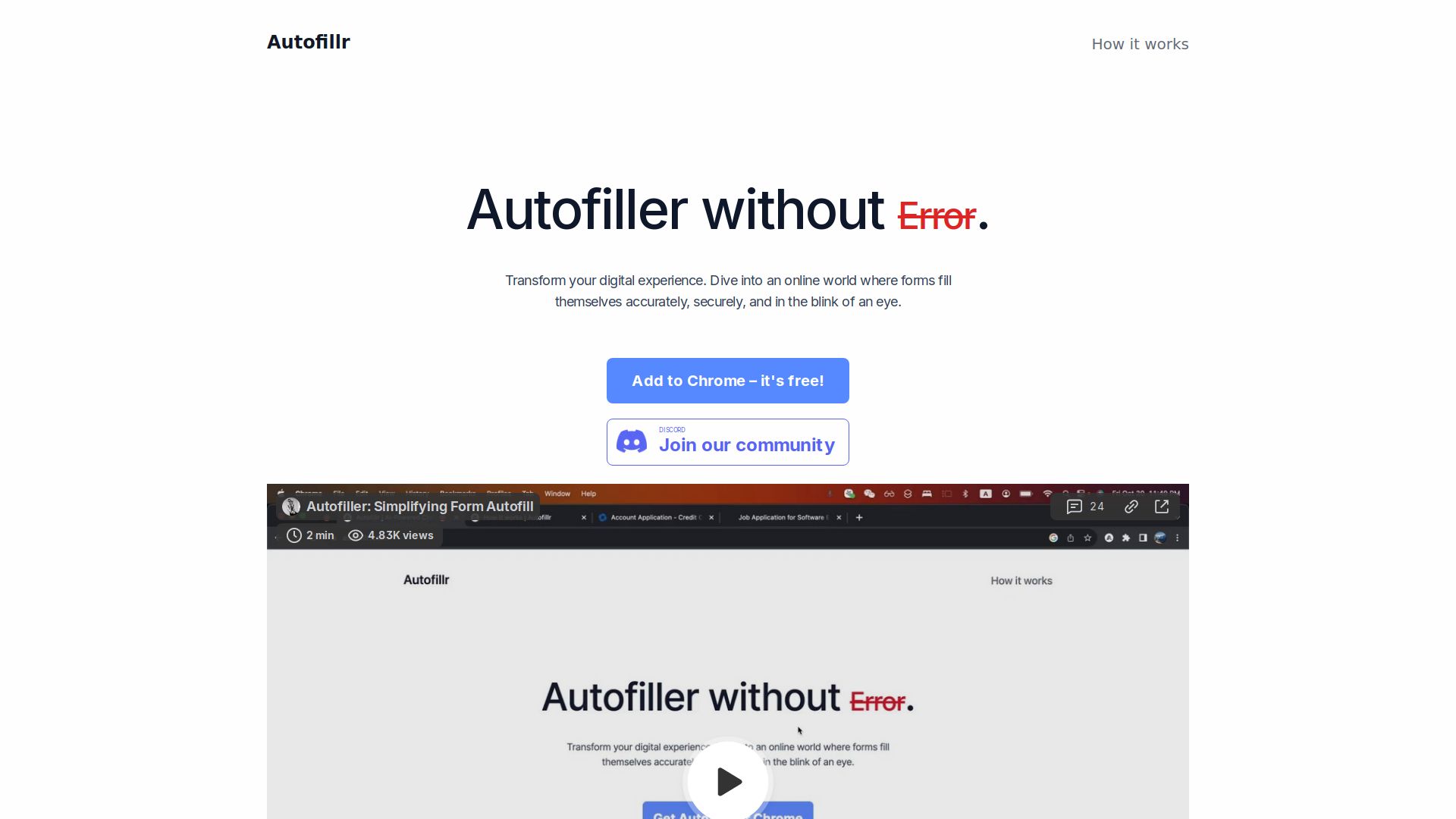 Autofillr