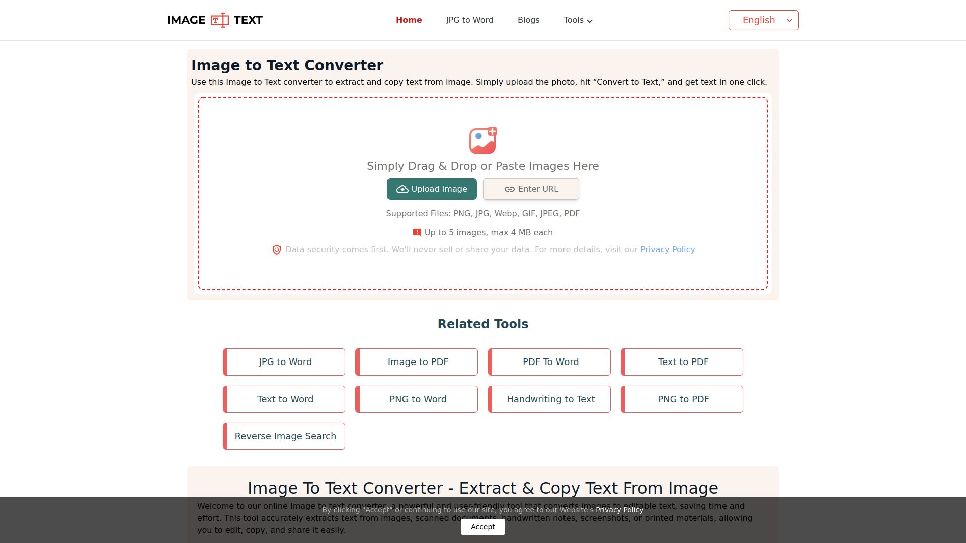 Image to Text Converter