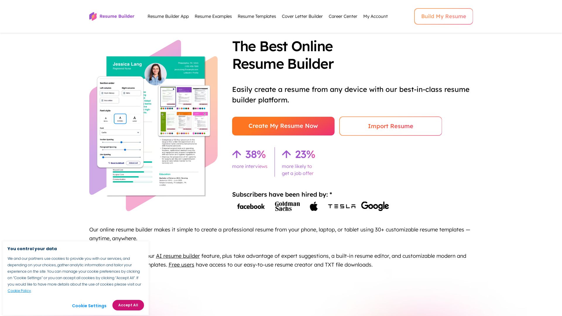 ResumeBuilder