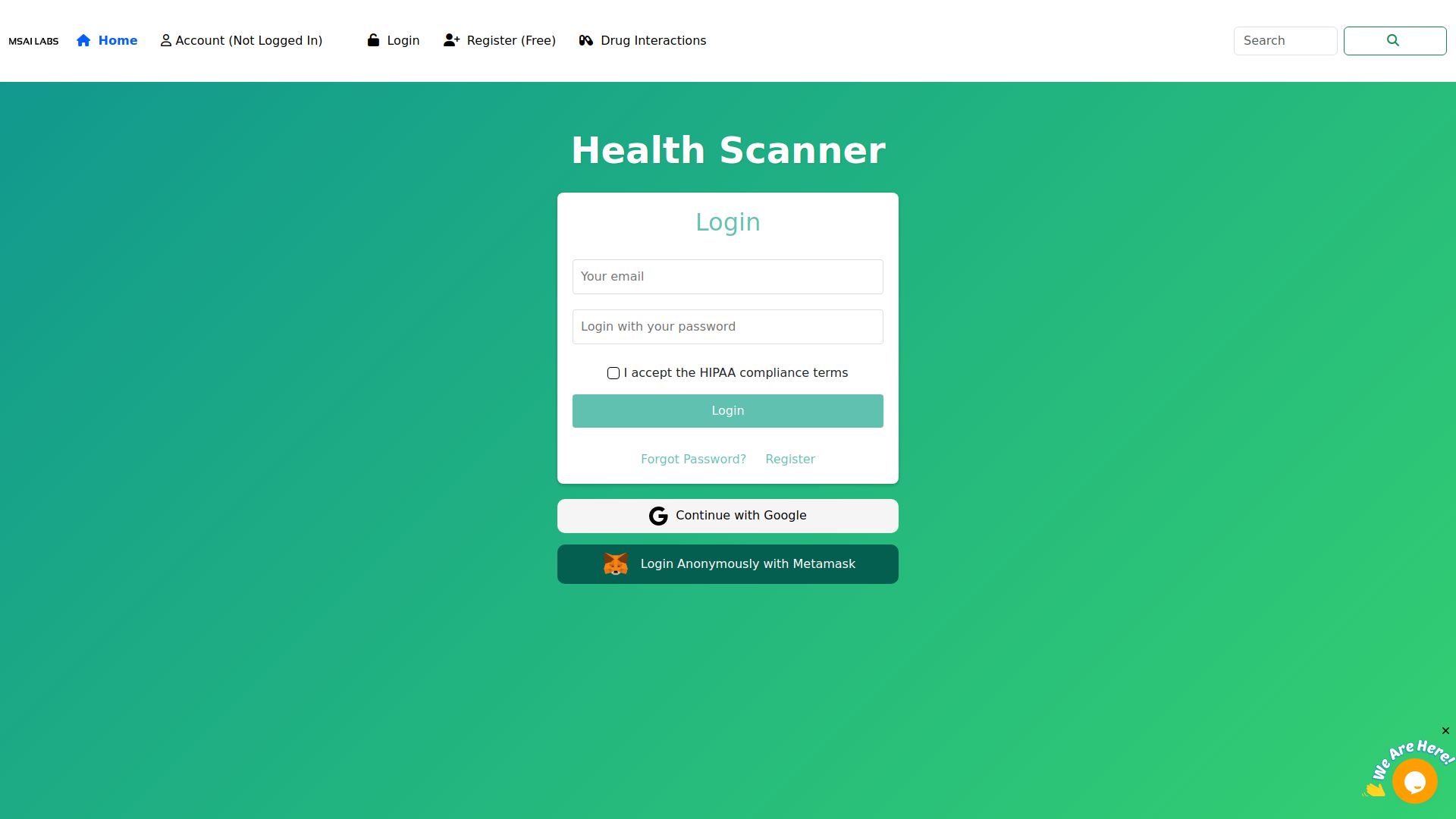 Health Scanner