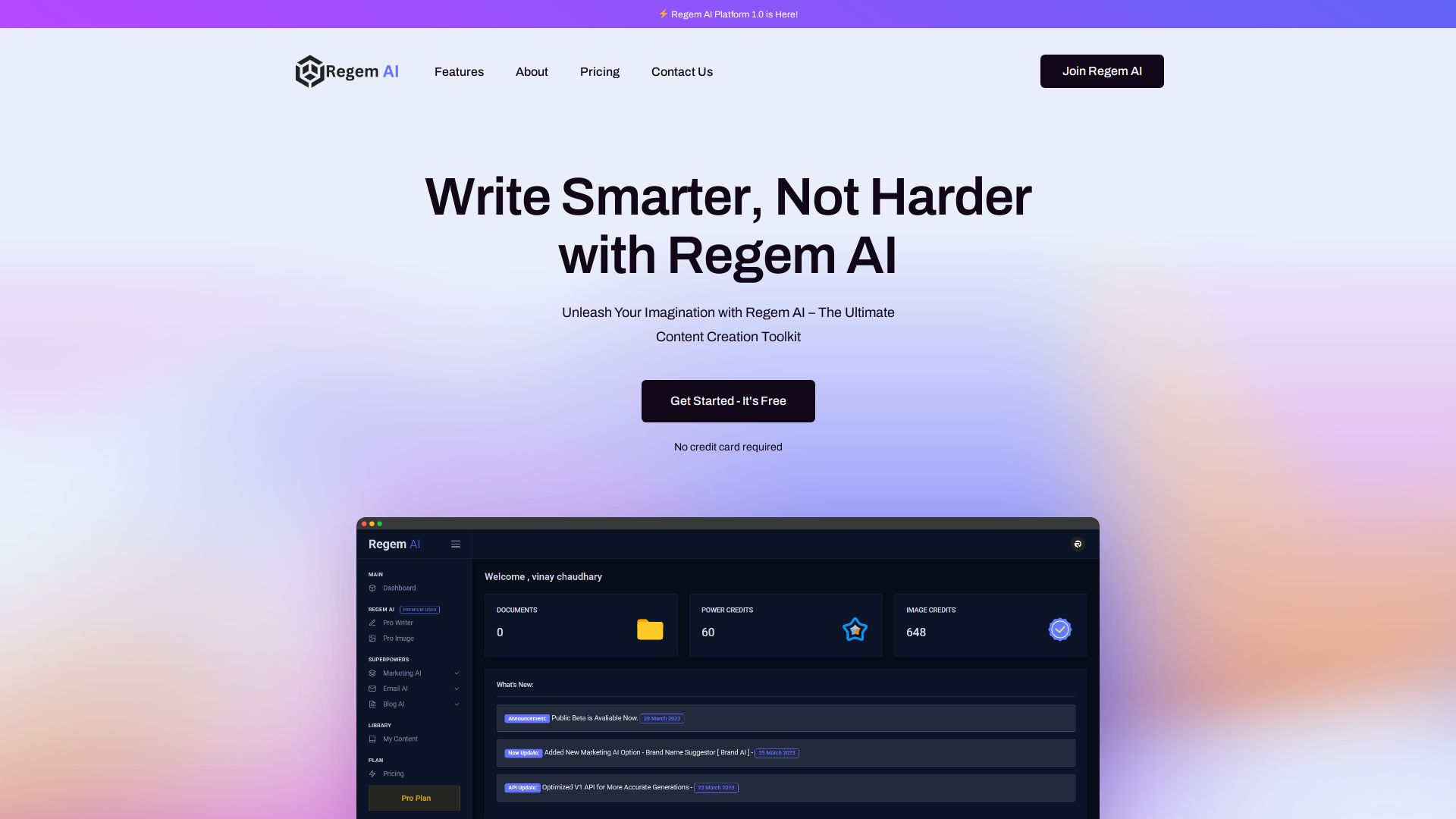 Regem AI Platform