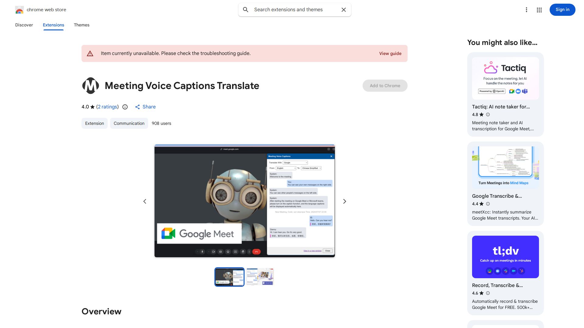 Conference Speech Translation