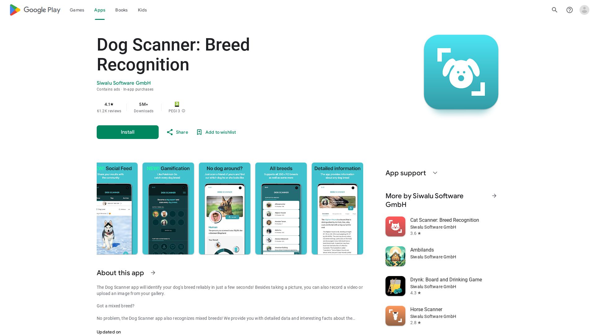 Dog Scanner