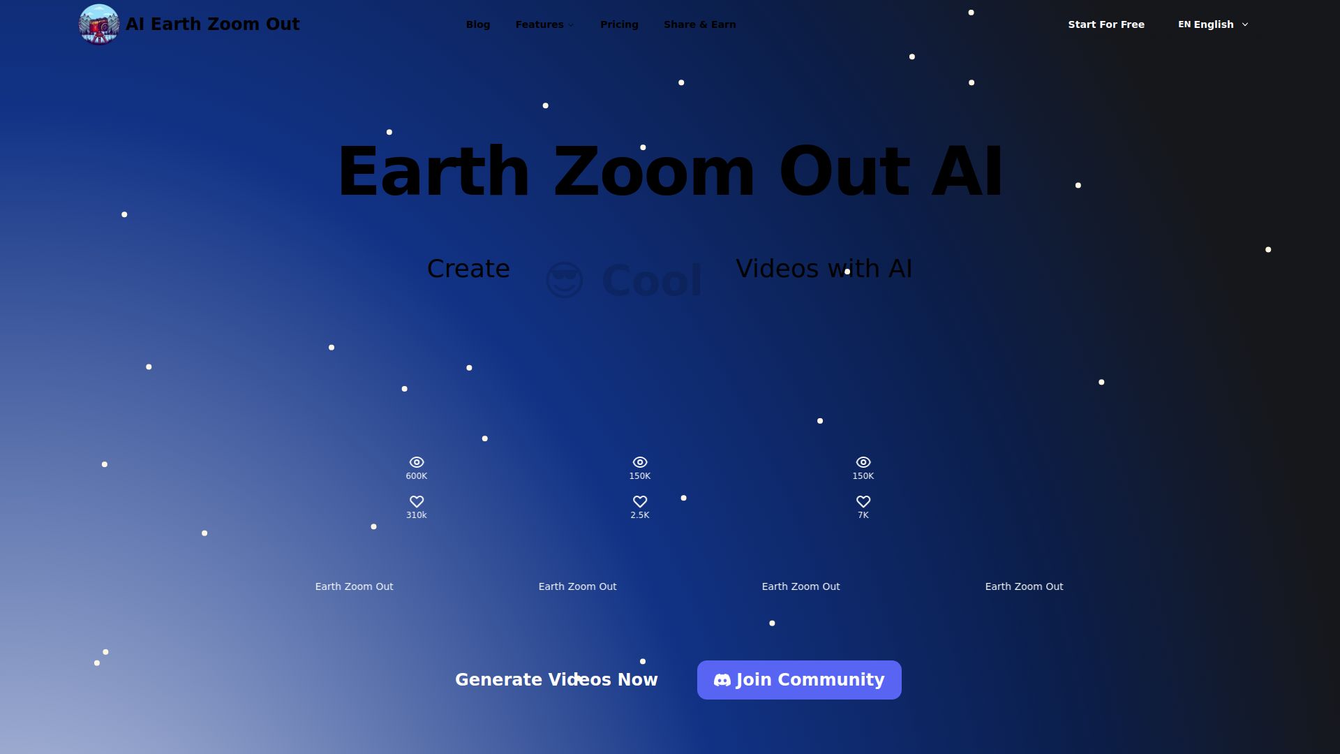 Earth Zoom Out AI