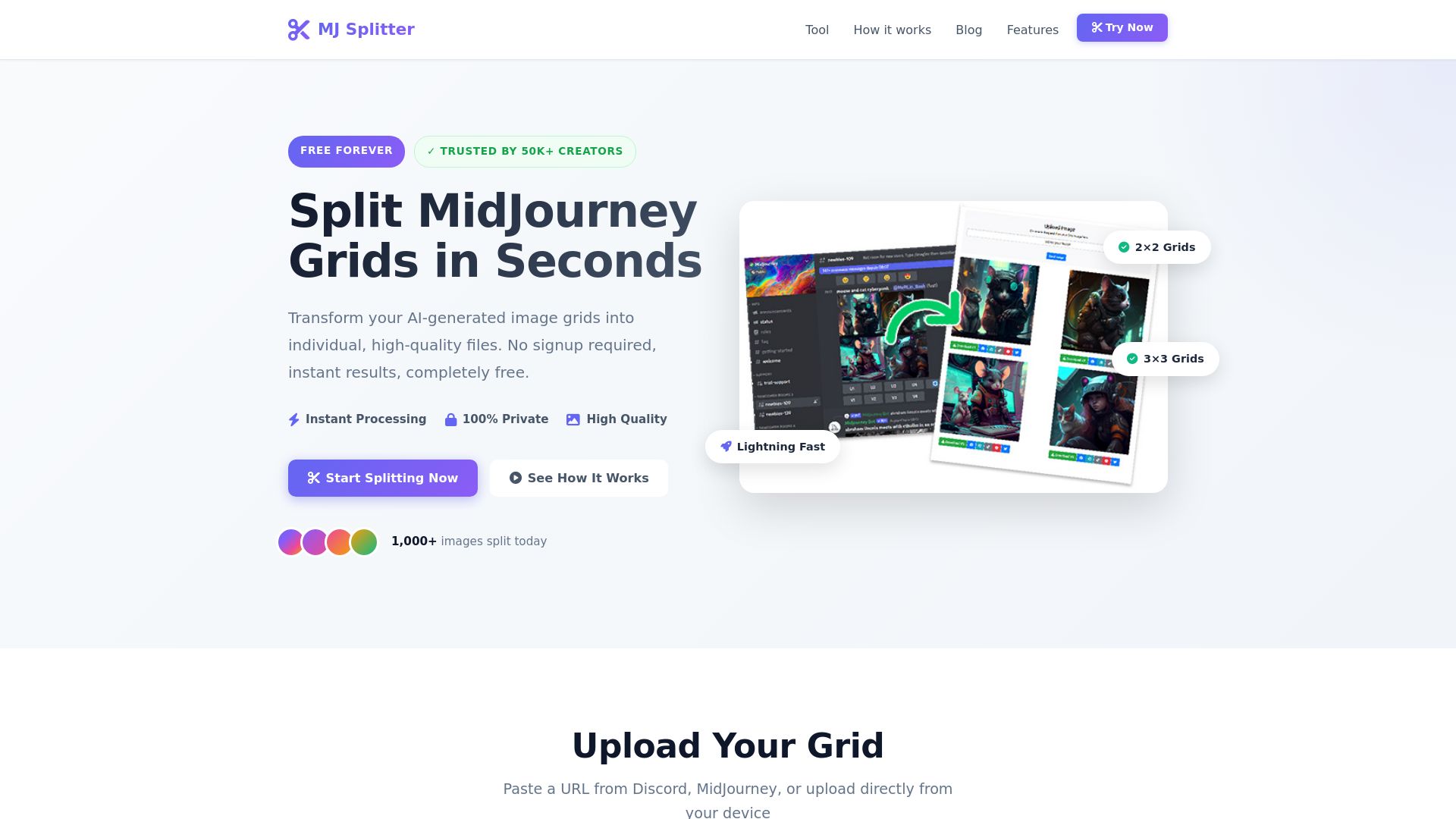 Midjourney Splitter