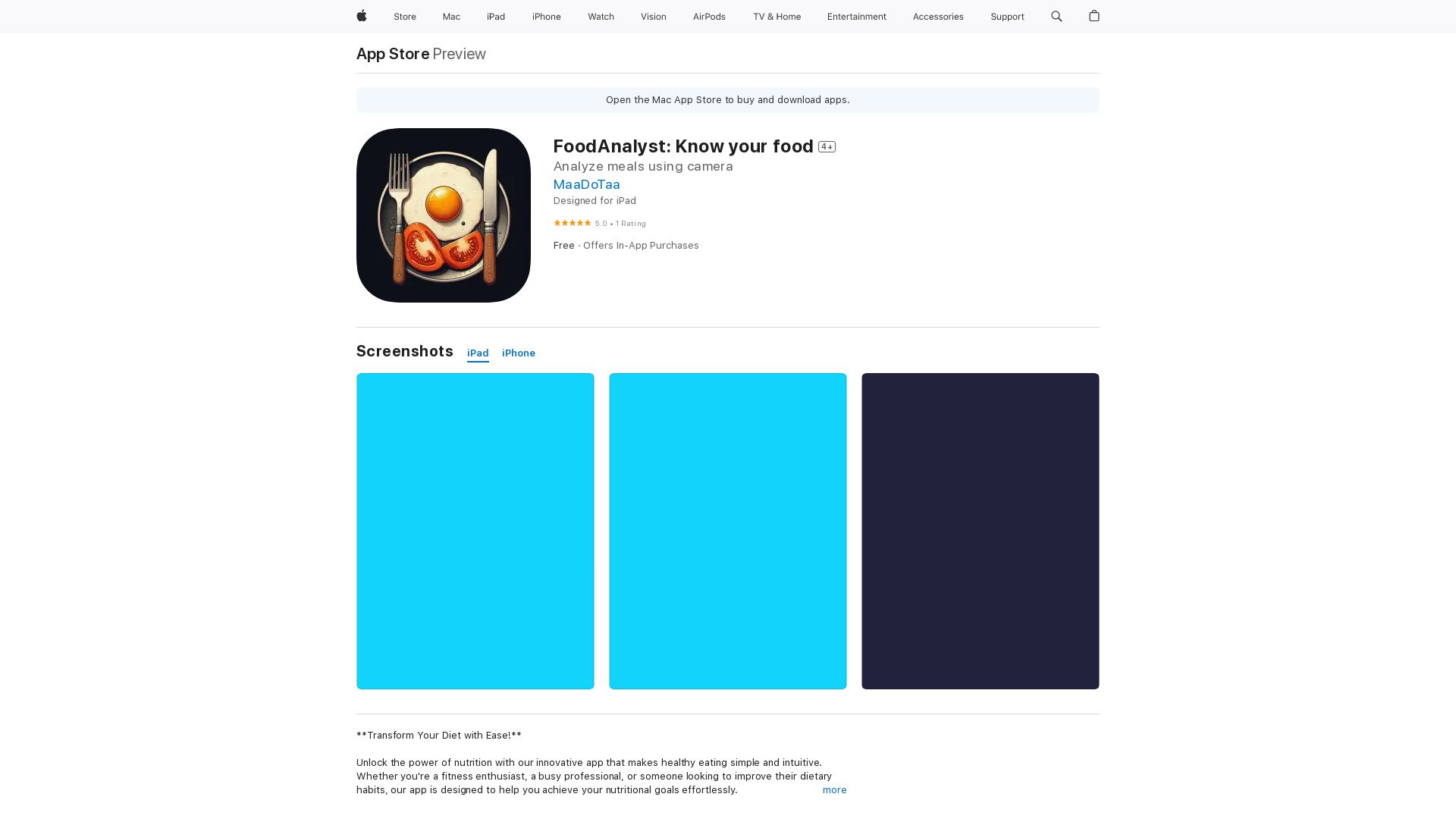 FoodAnalyst