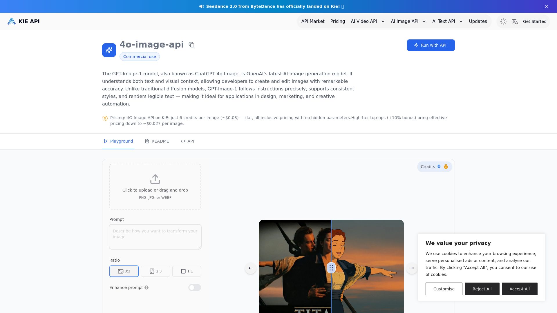 Kie.ai: Affordable and Reliable 4o Image API(The latest released)