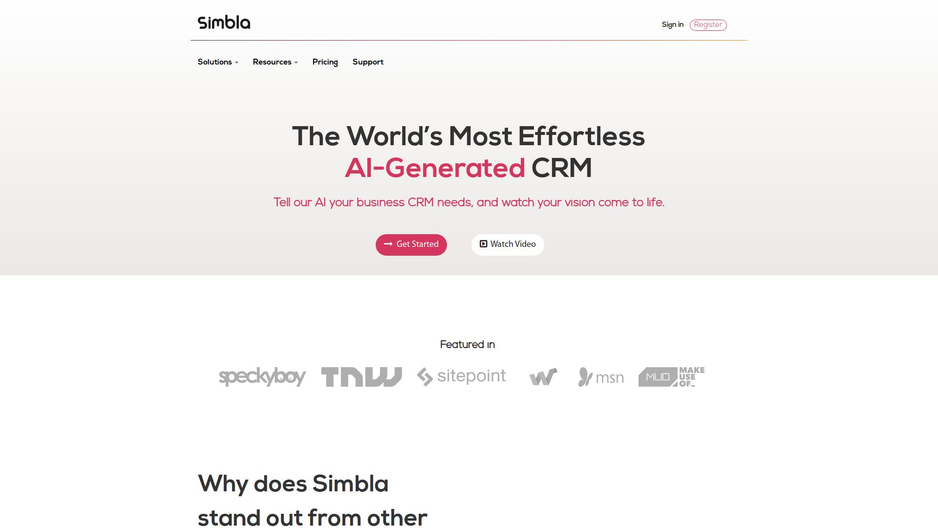 Simbla - AI Powered CRM