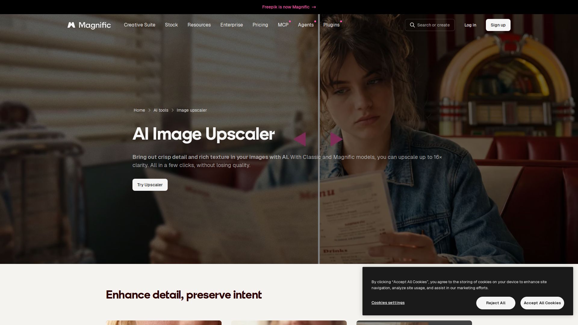 Freepik Upscaler