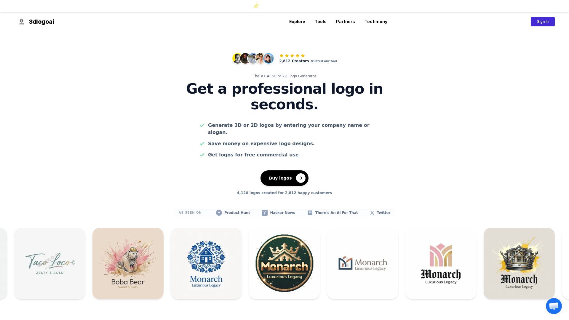 3DLogoAI