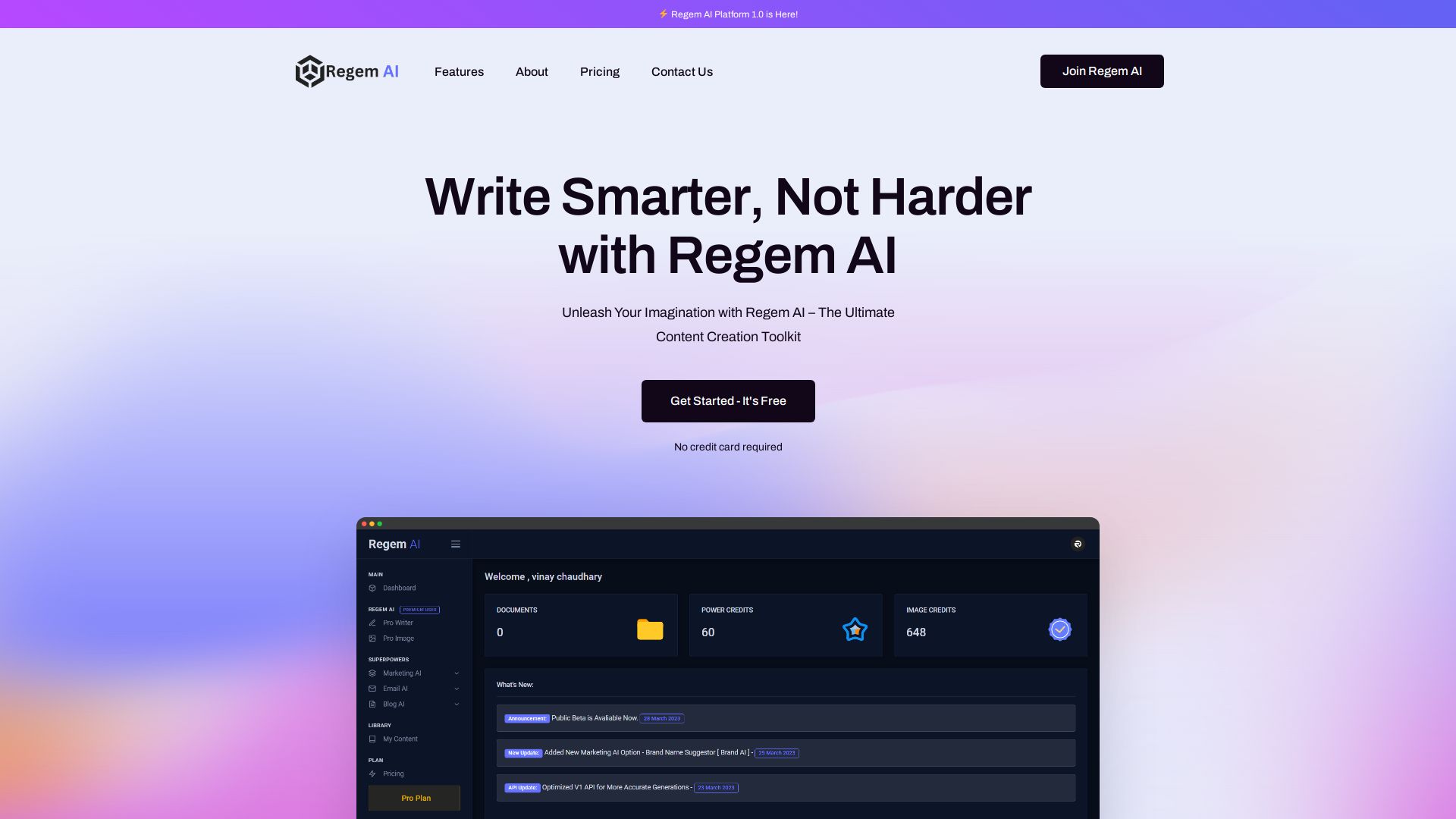 Regem AI Platform