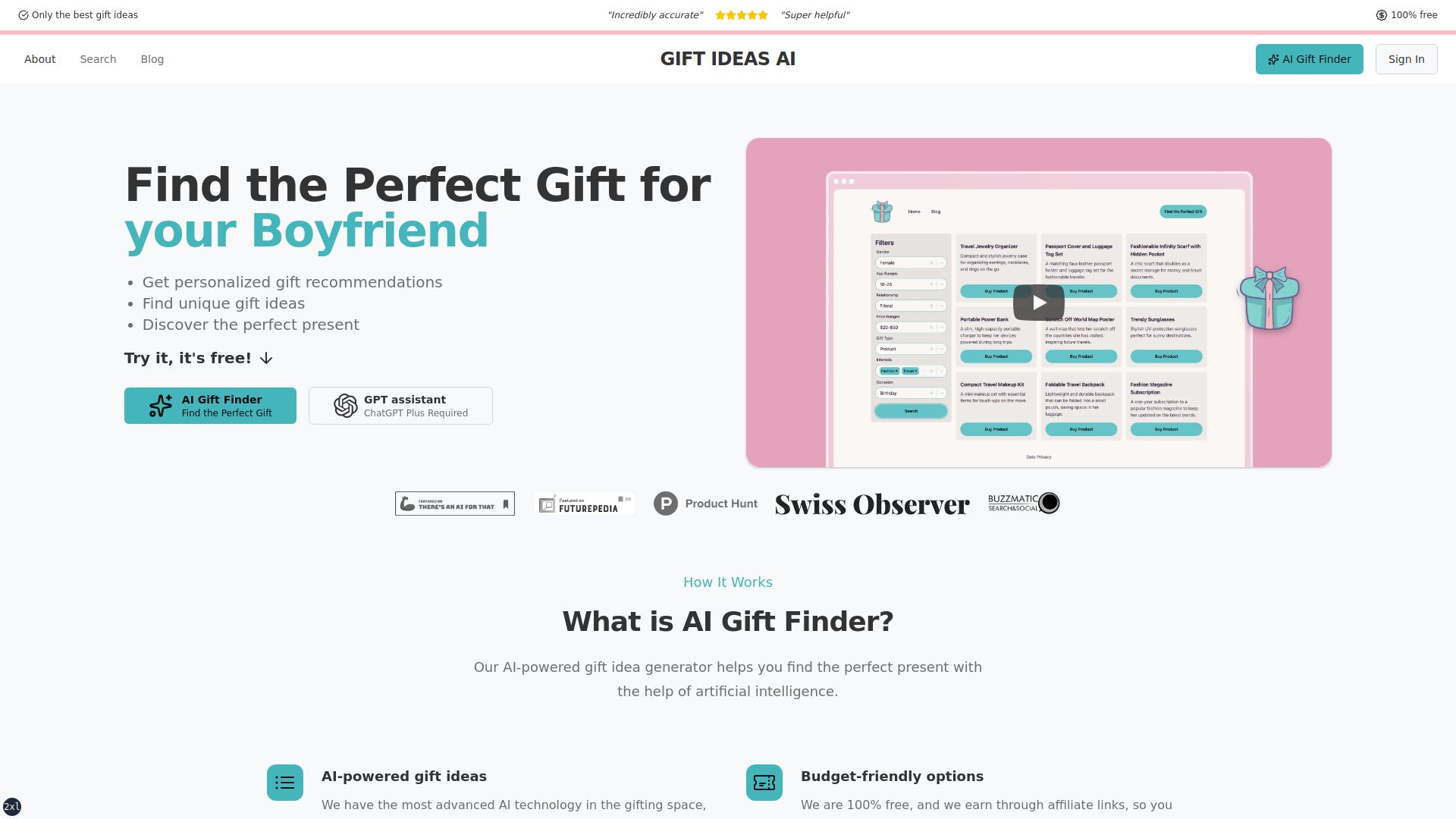 GiftIdeasAI