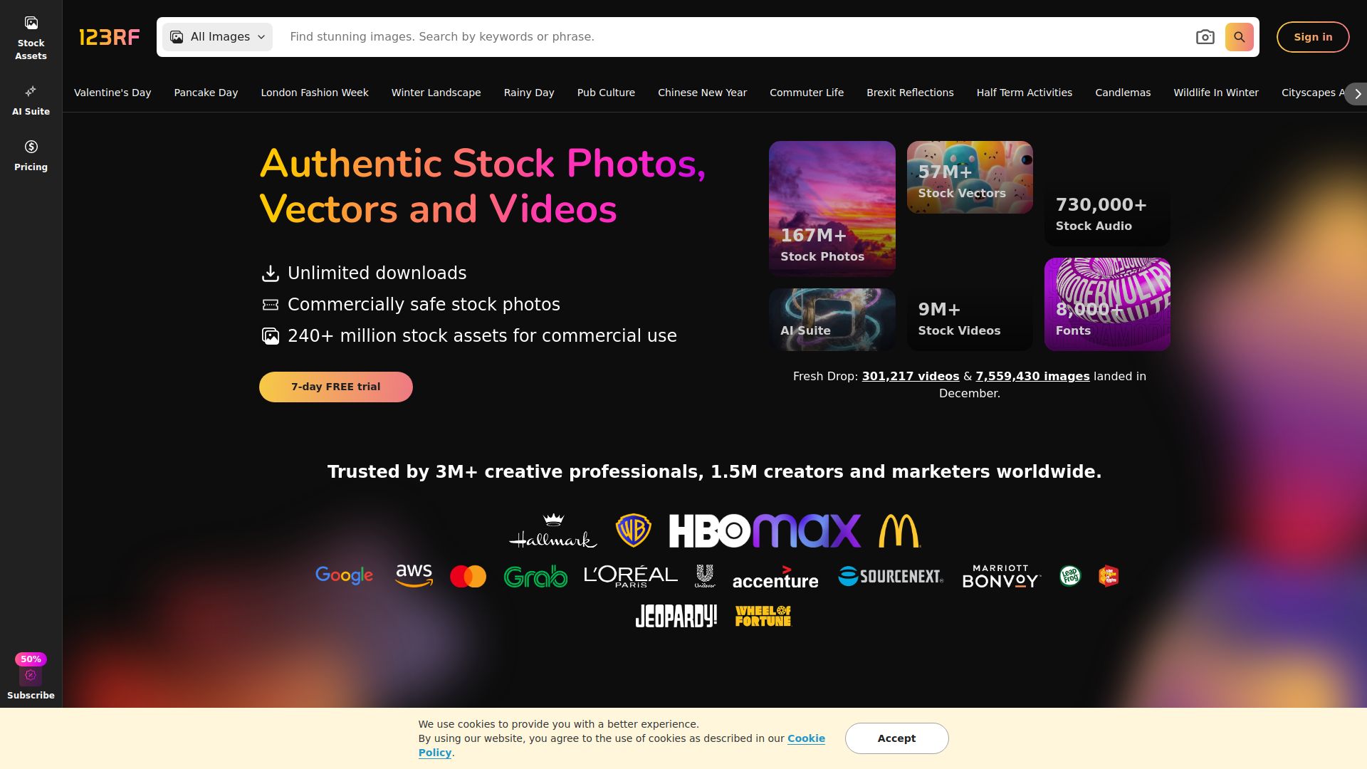 123RF AI Search Engine