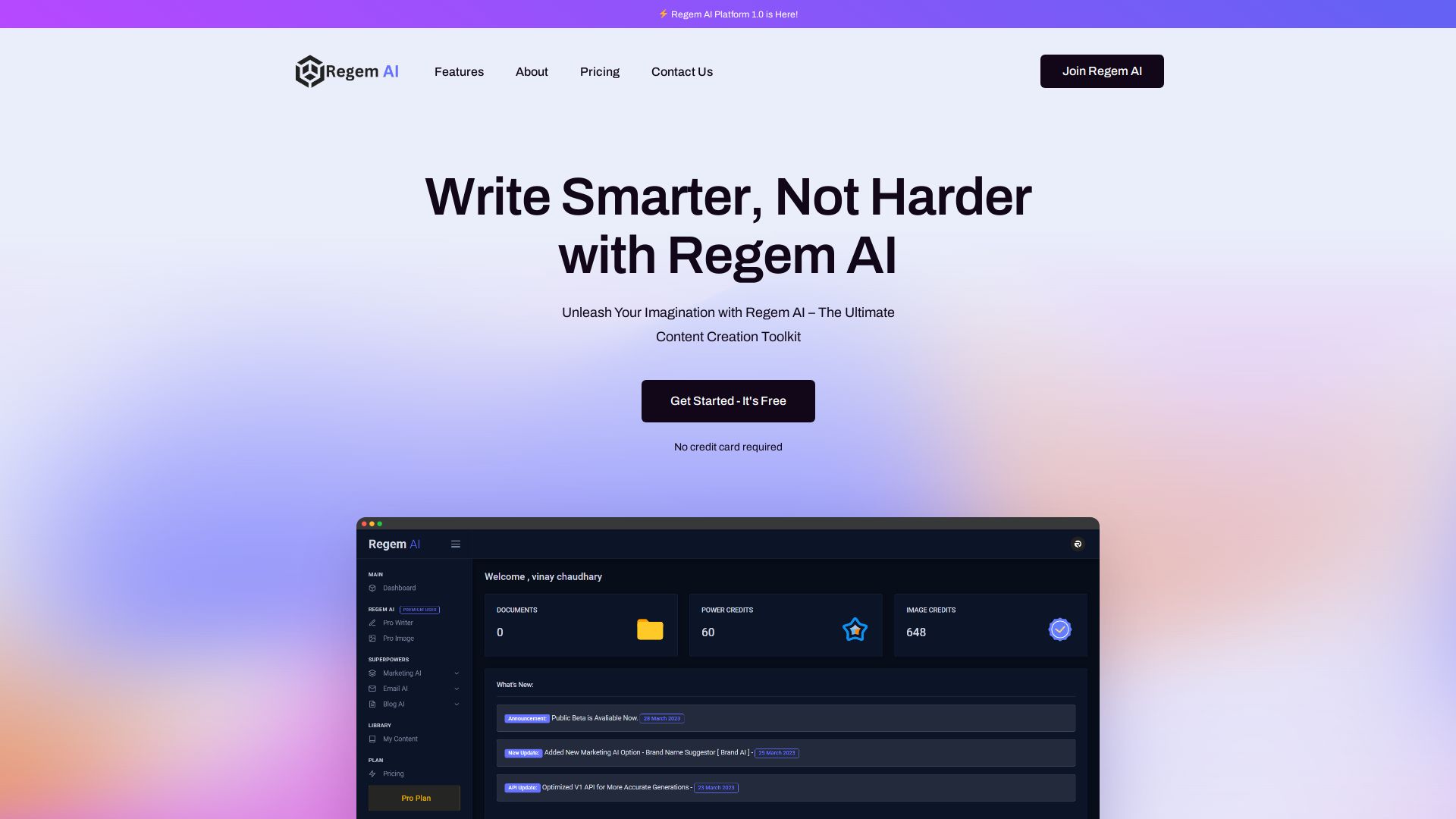 Regem AI Platform