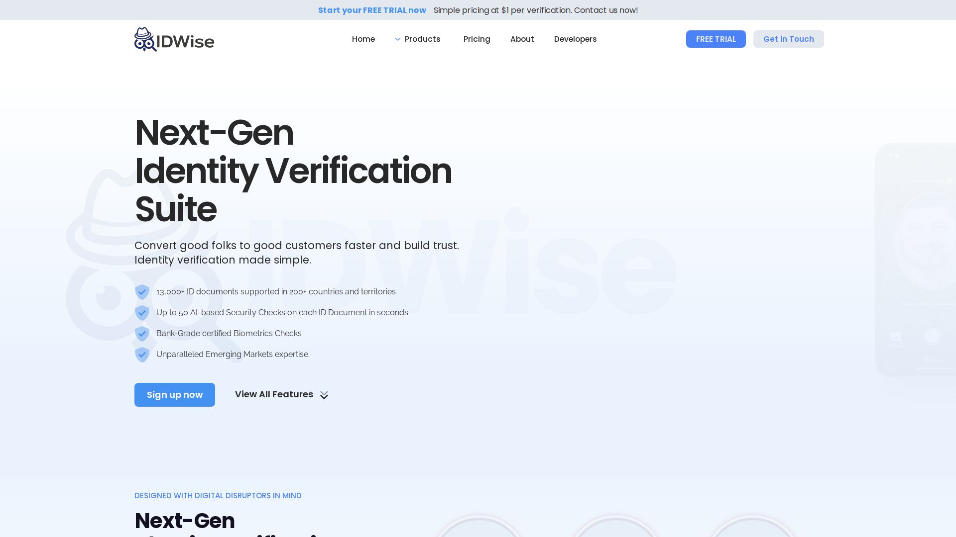 IDWise Identity Verification, eKYC & AML