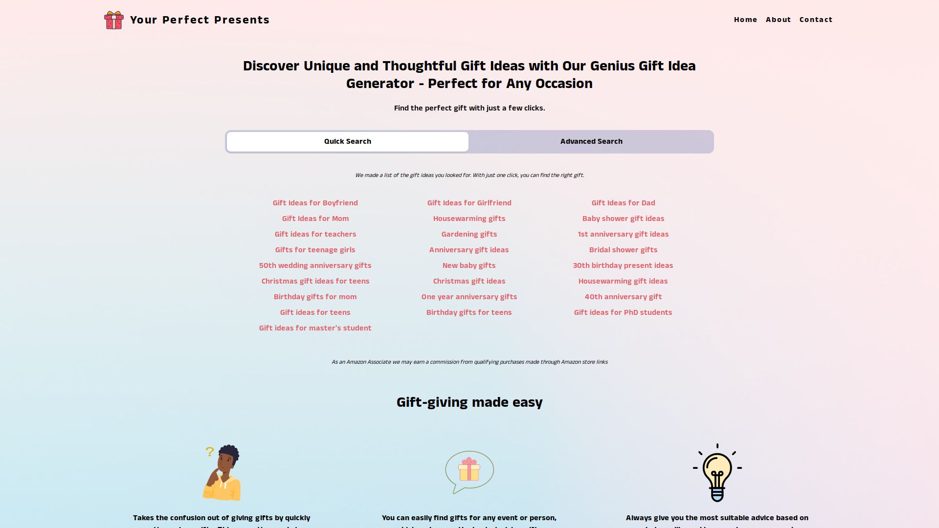 Your perfect presents