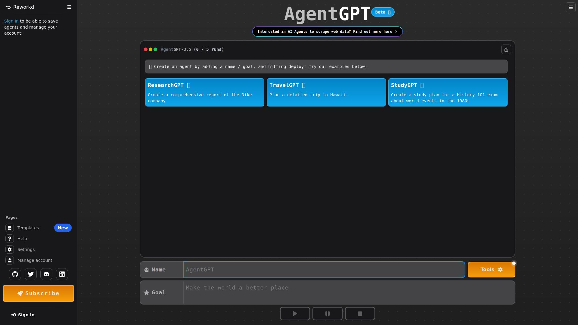 Agentgpt