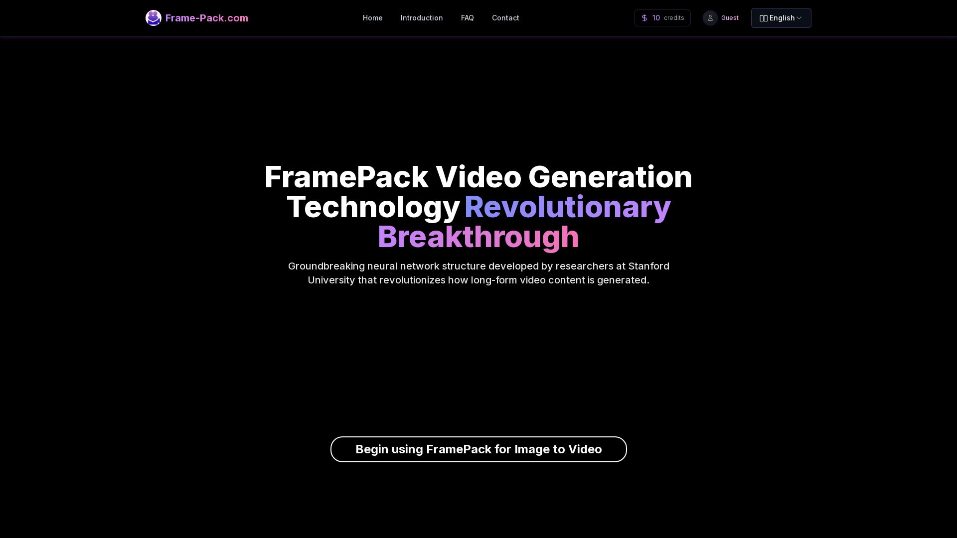 FramePack Video Generation