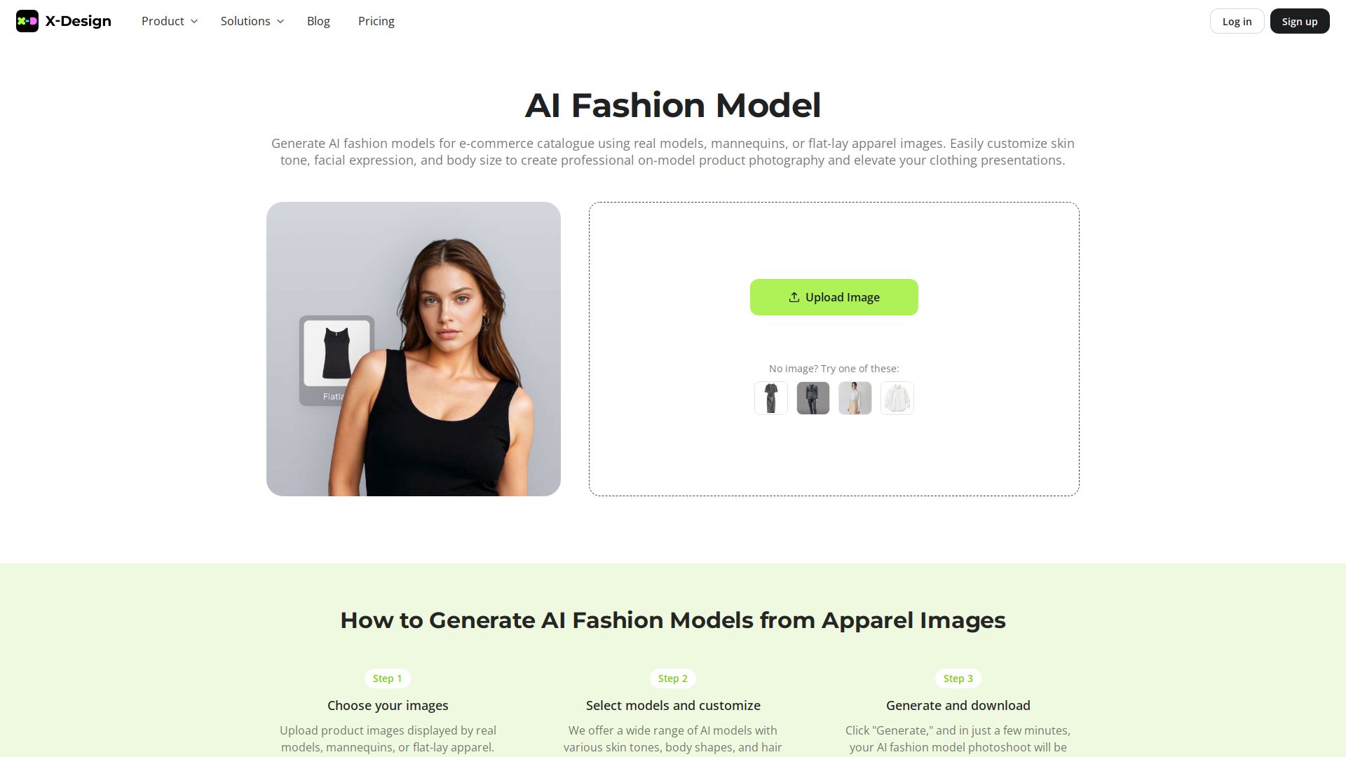 AI Fashion Model