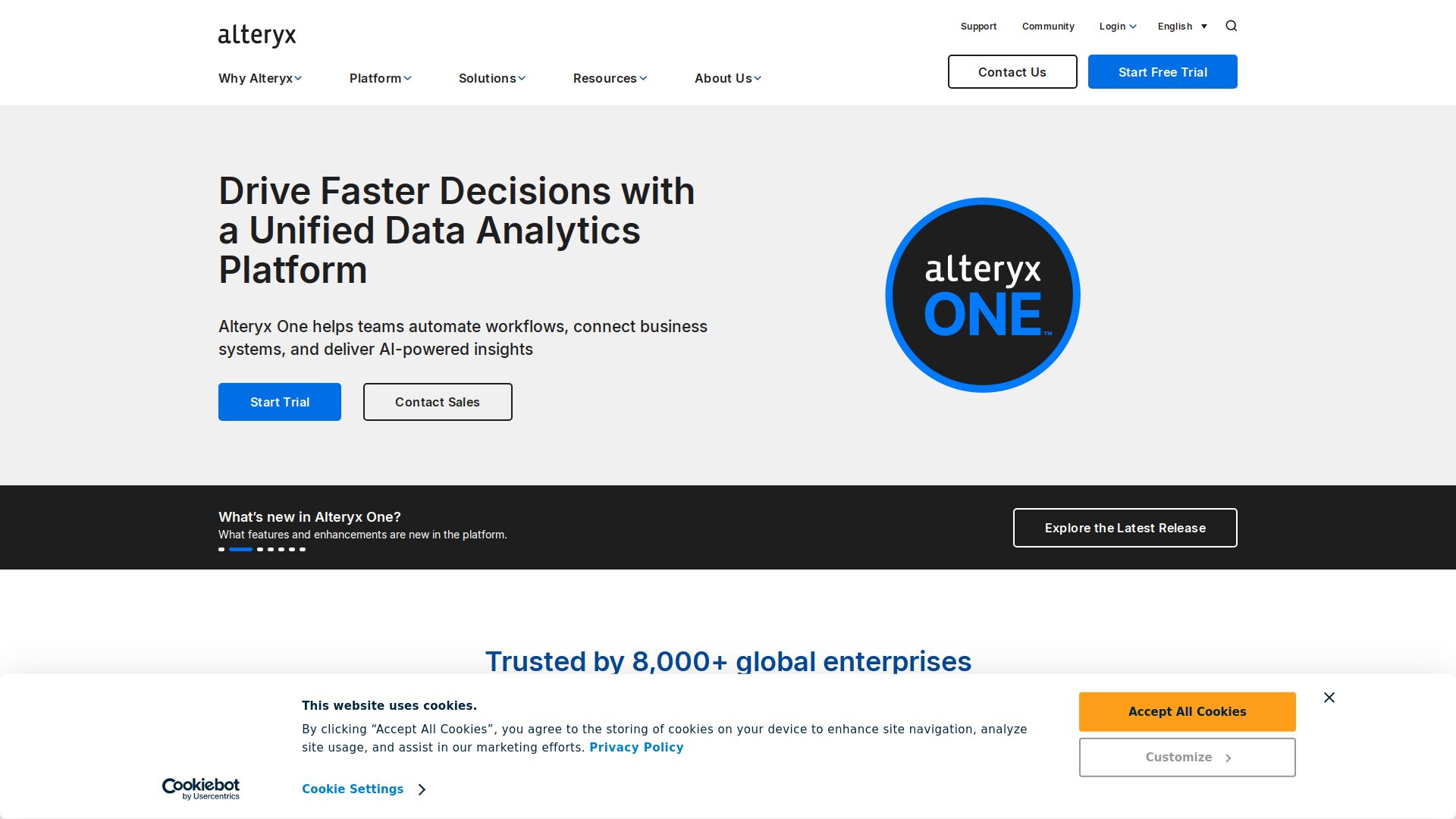 Alteryx Analytics Cloud Platform