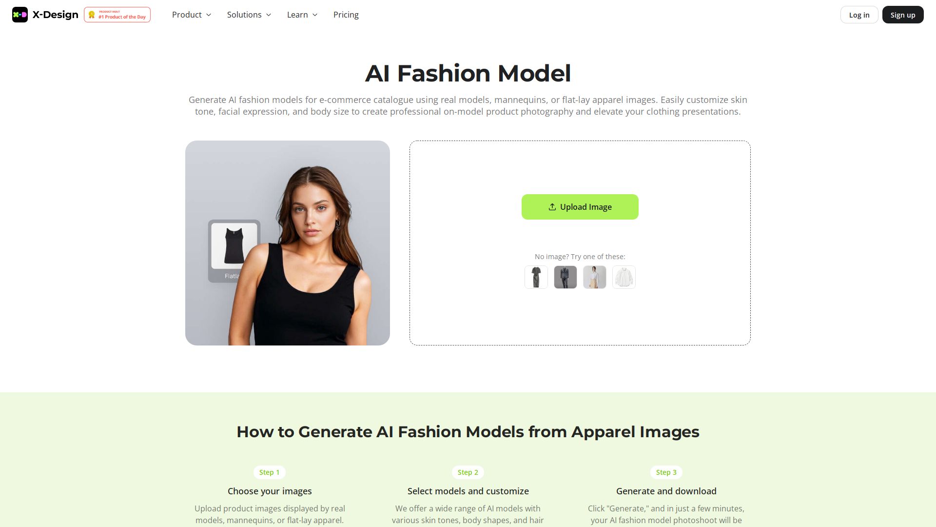 AI Fashion Model