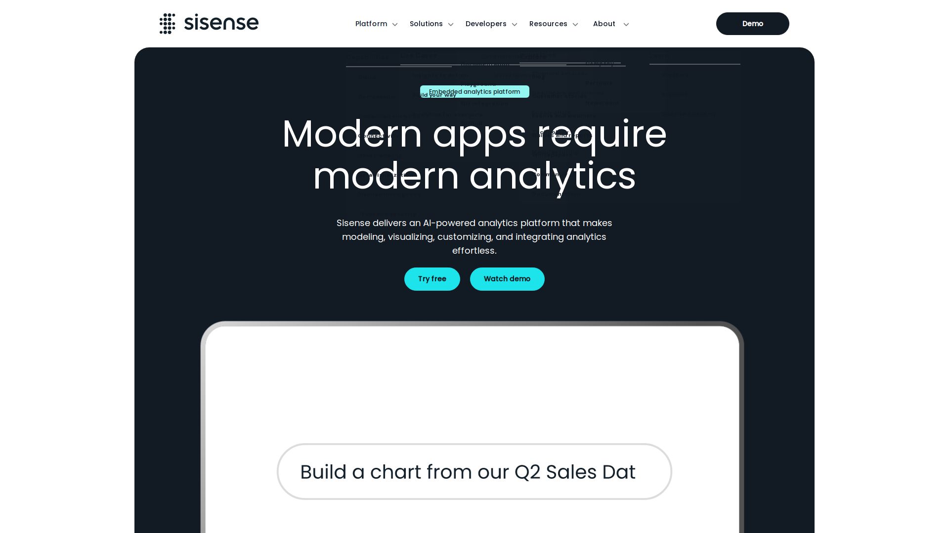 Sisense Fusion Analytics Platform