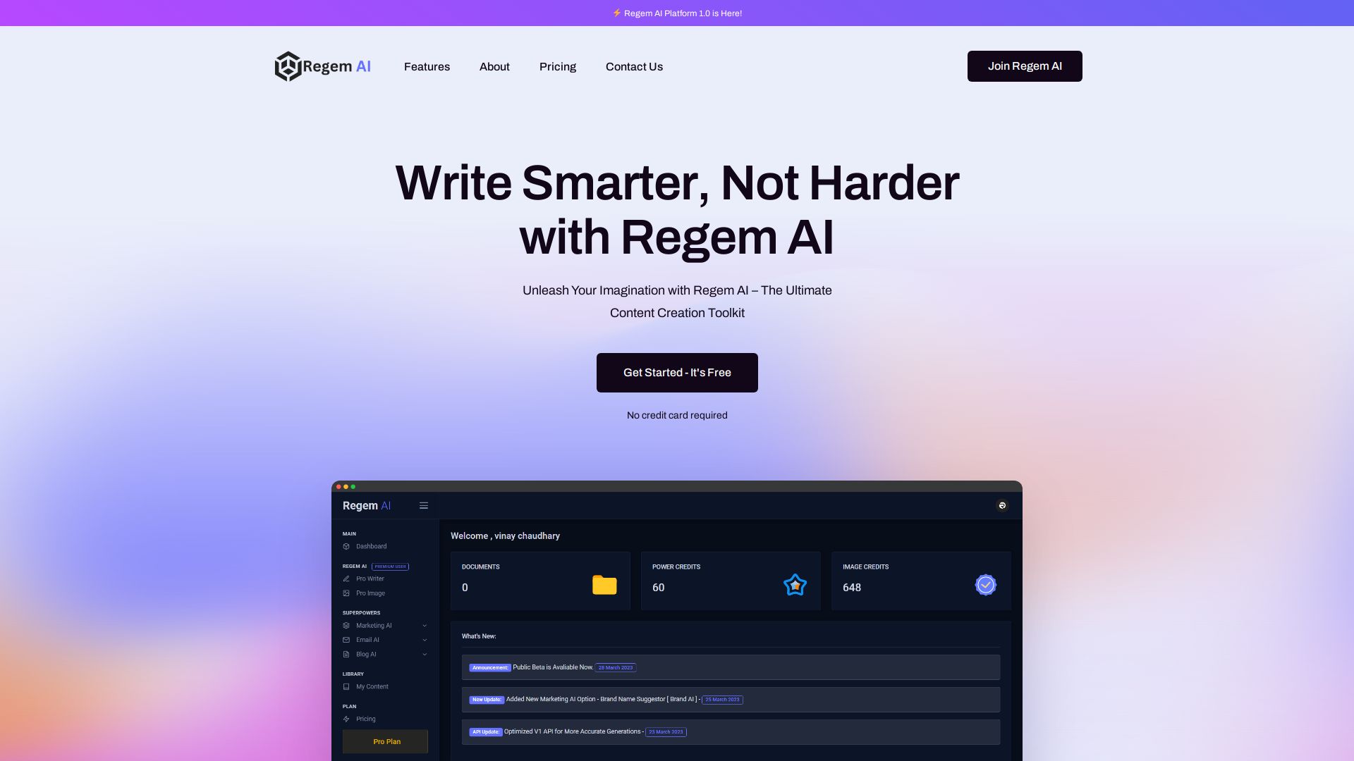 Regem AI Platform