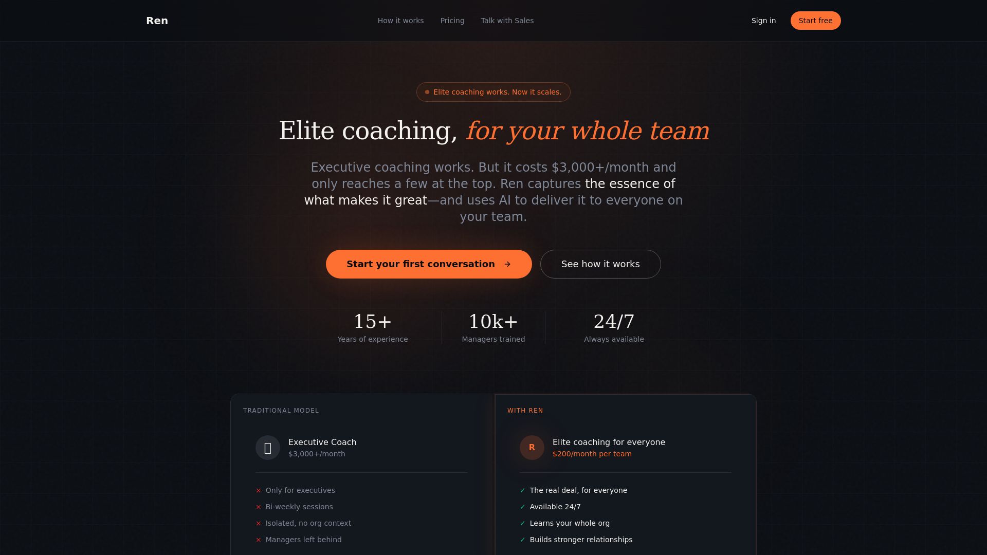 Ren | AI Leadership Coach