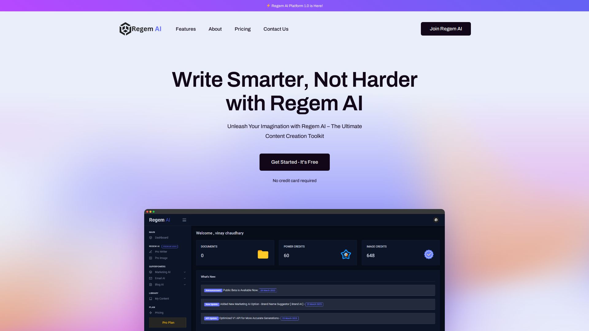 Regem AI Platform